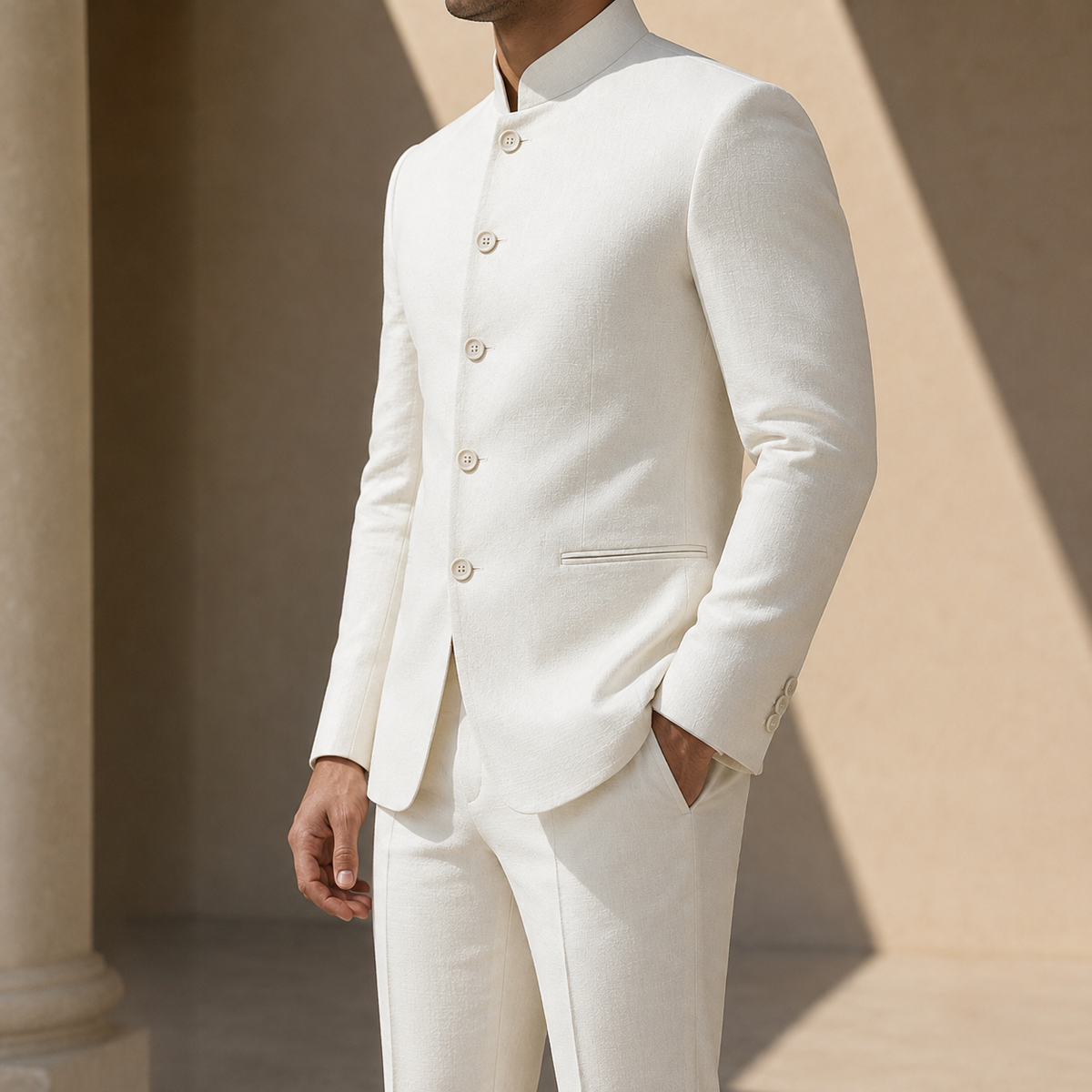 Vaughn Nehru Jacket - Lead Alternate View