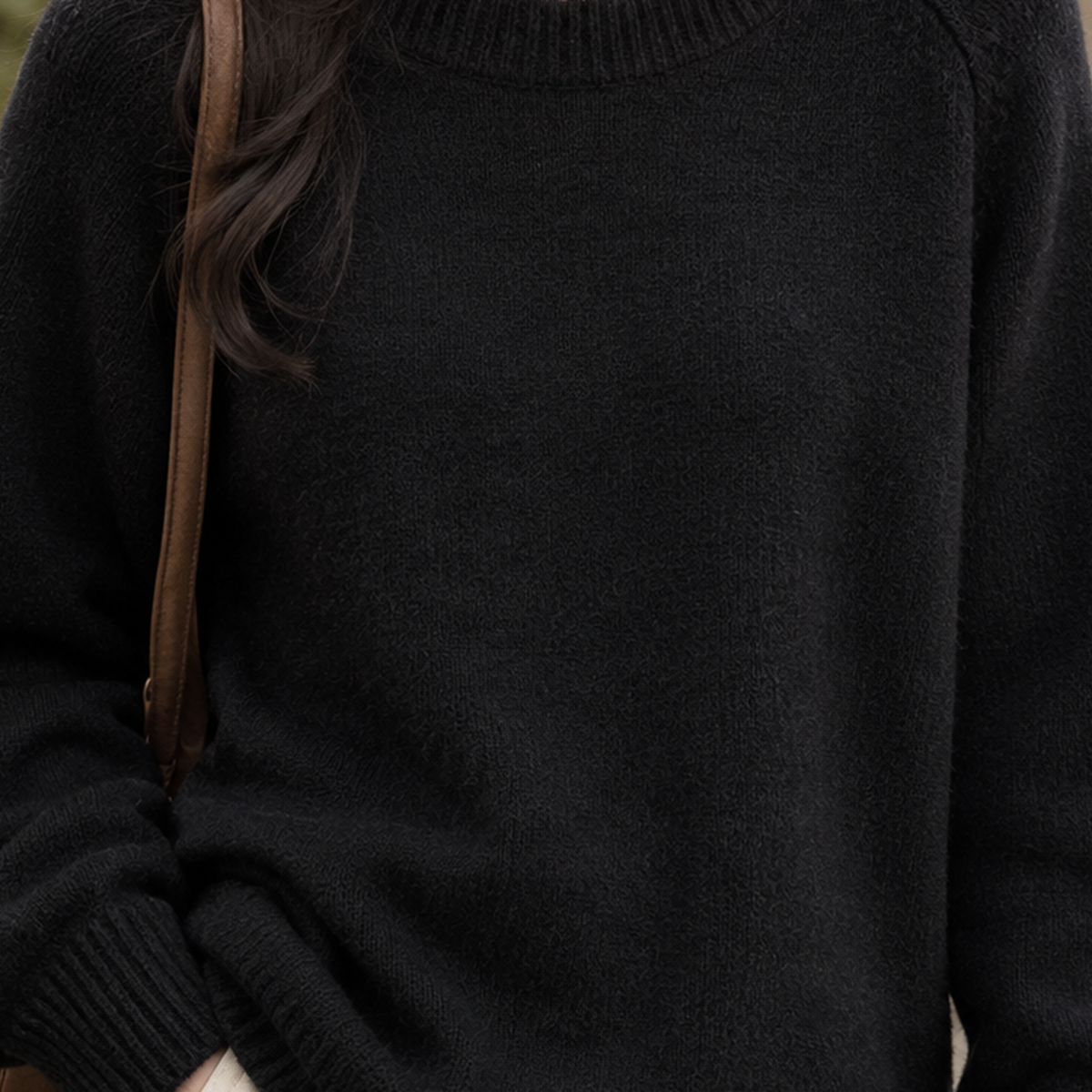 Berenice-Louise Ribbed Crewneck Sweater - Lead Product Detail