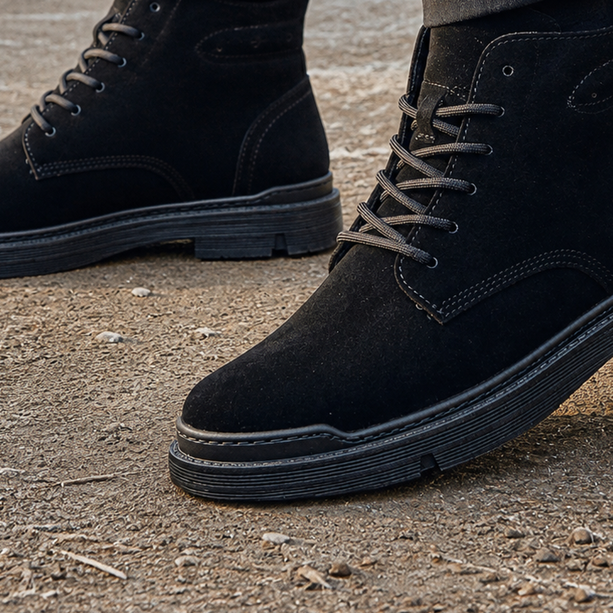 Fabbri Lace-Up Boots - Lead Product Detail
