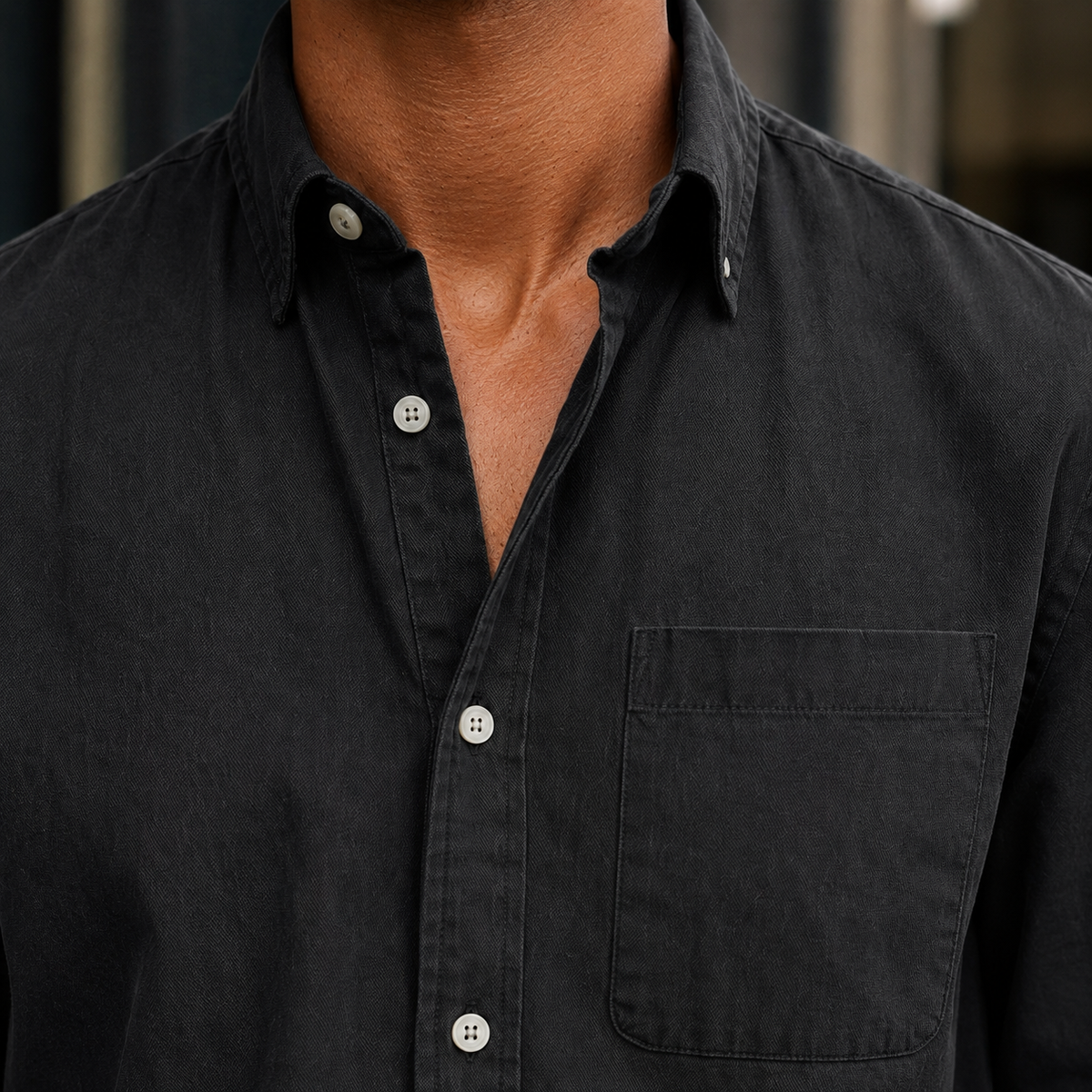 Damian Relaxed Shirt - Lead Product Detail