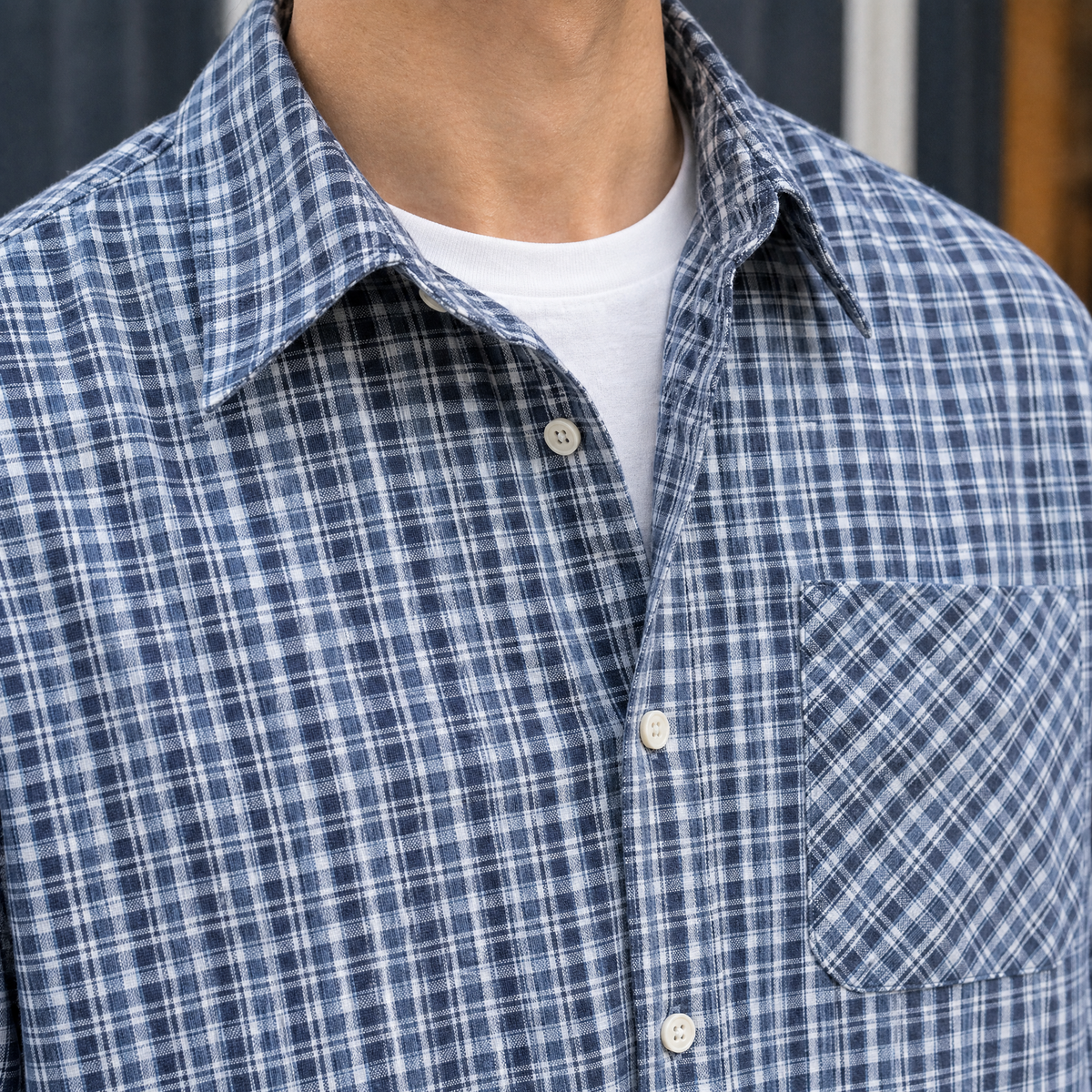 Roderick Plaid Overshirt - Lead Product Detail