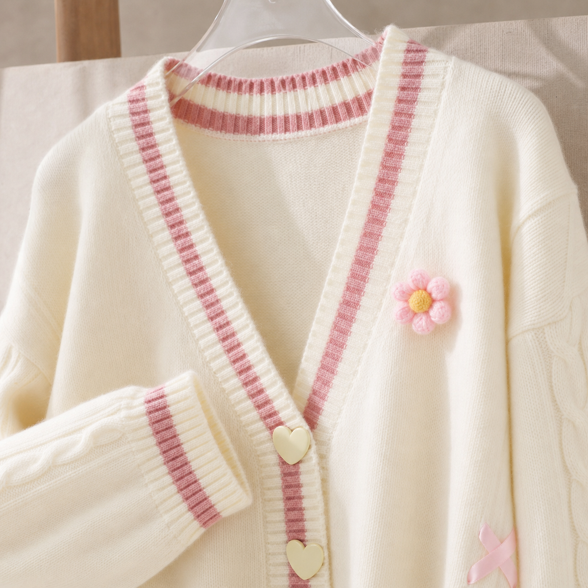 Elle Ribbon Cardigan - Lead Product Detail