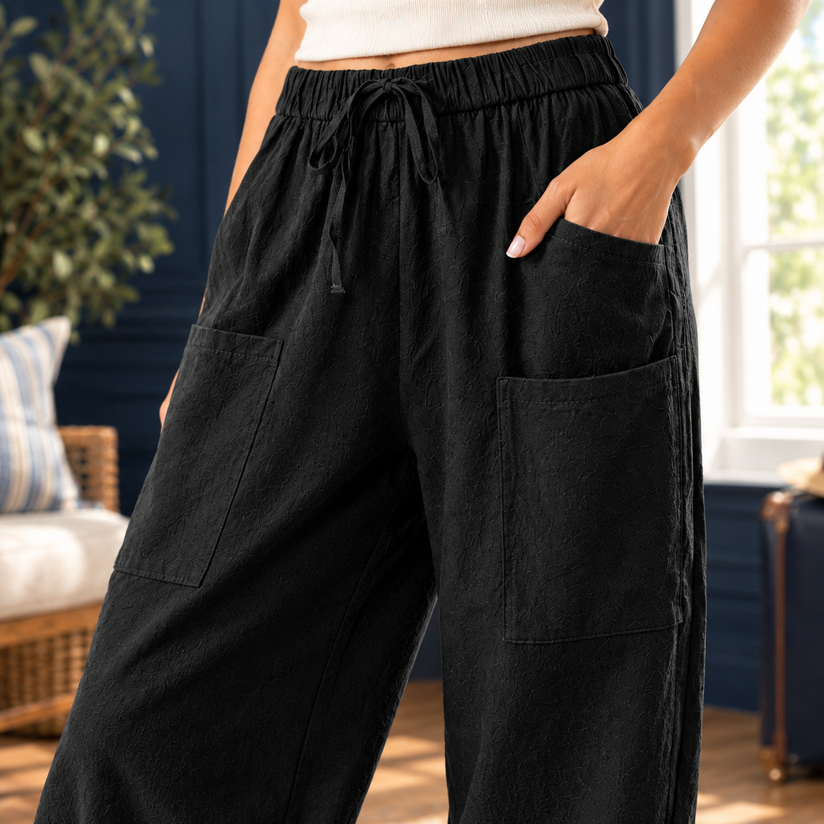 Rebecca Relaxed Pants - Lead Product Detail