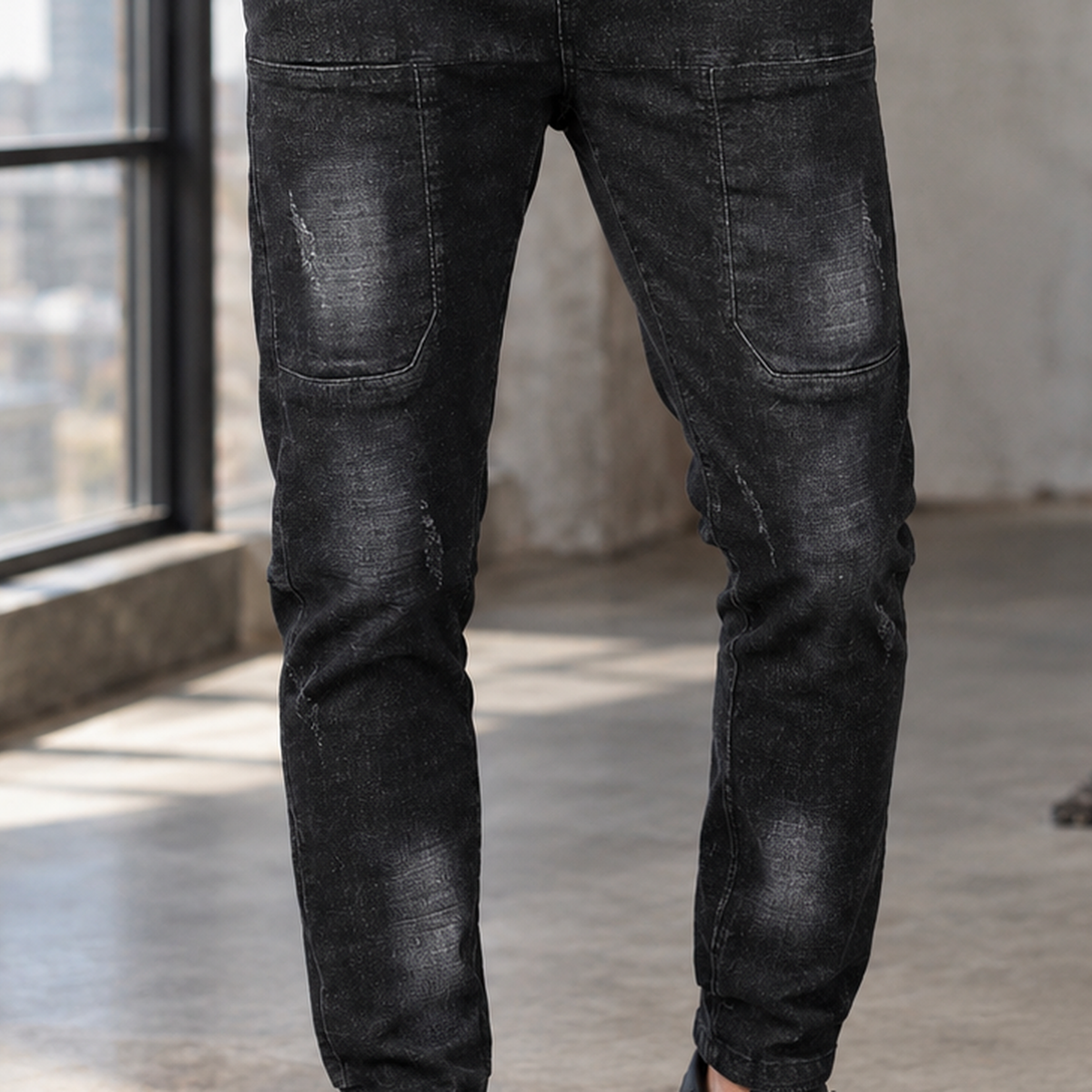 Egon Tapered Cargo Pants - Lead Product Detail