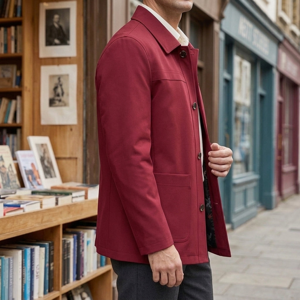 Knox Button Front Jacket - Lead Alternate View