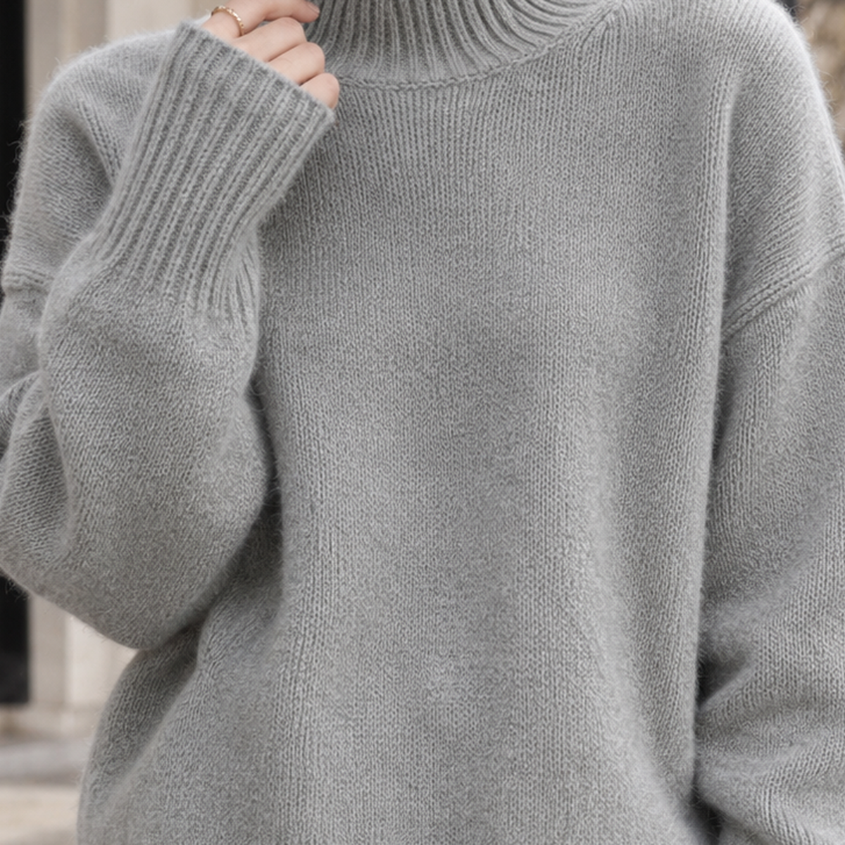 Benedetta-Grace Wool Turtleneck Sweater - Lead Product Detail