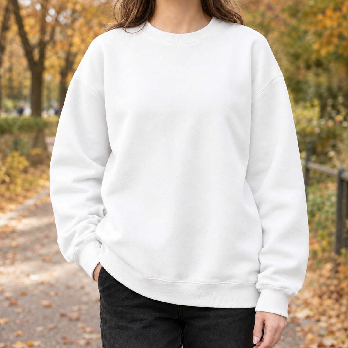 Iolanthe-Skye Crewneck Sweatshirt - White