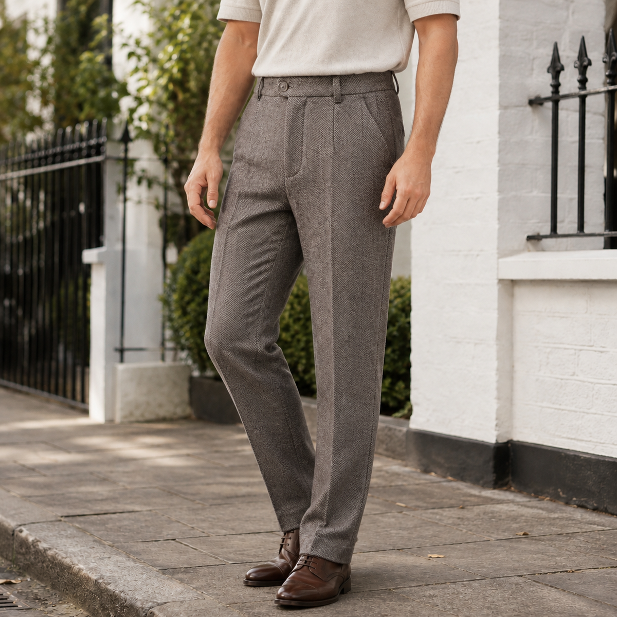 Gabriel Tailored Pants - Gray