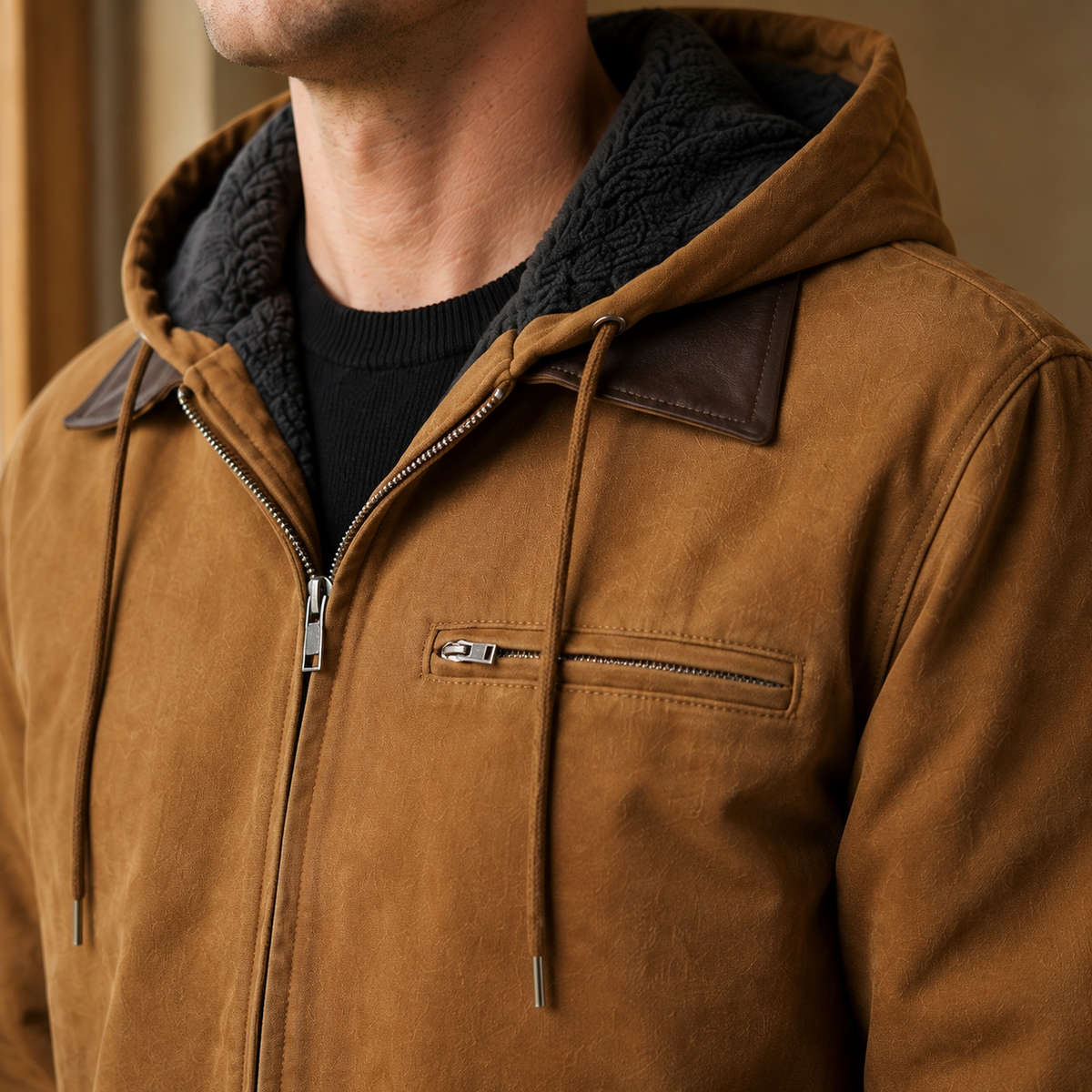 Jasper Hooded Jacket - Lead Product Detail