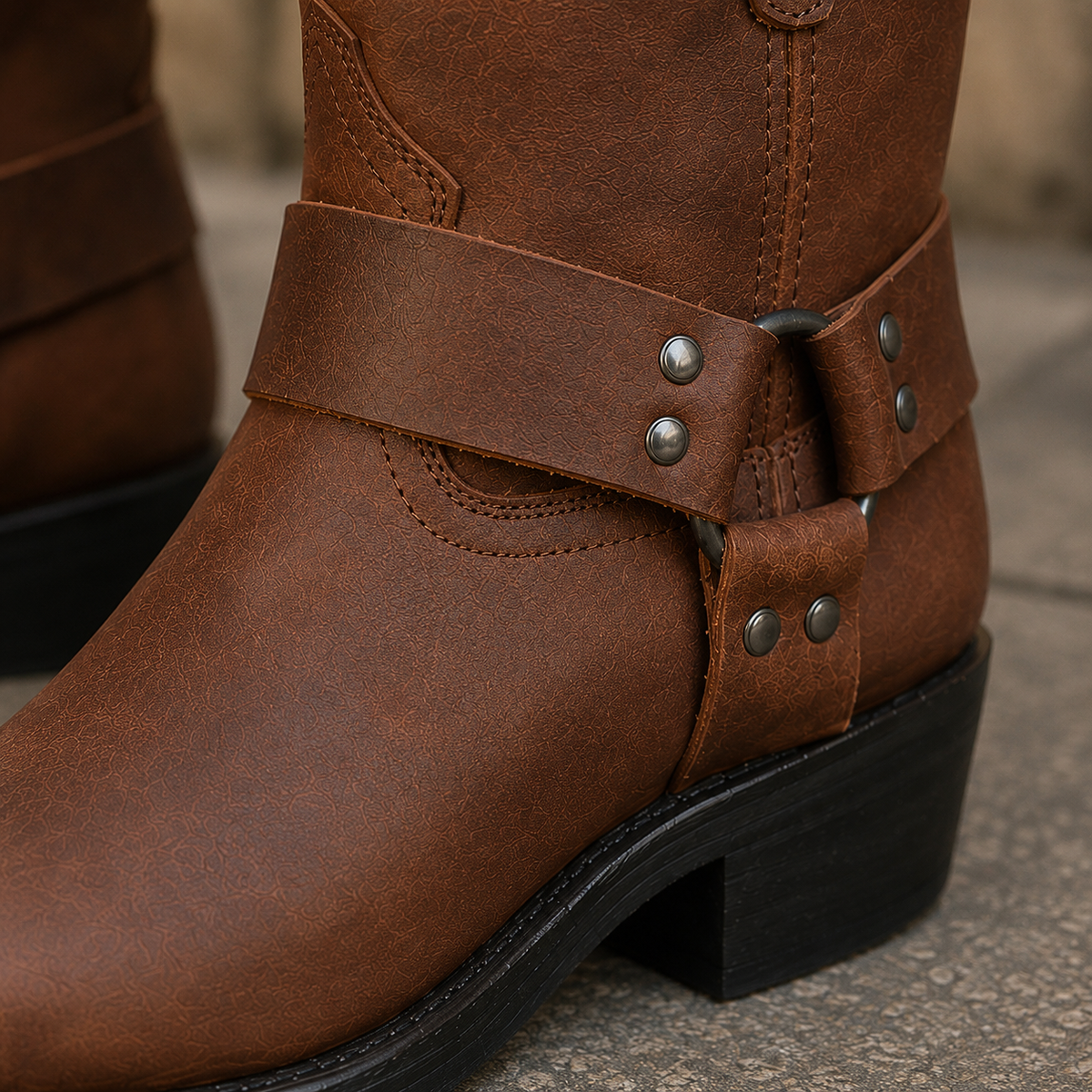 Loreto Harness Boots - Lead Product Detail