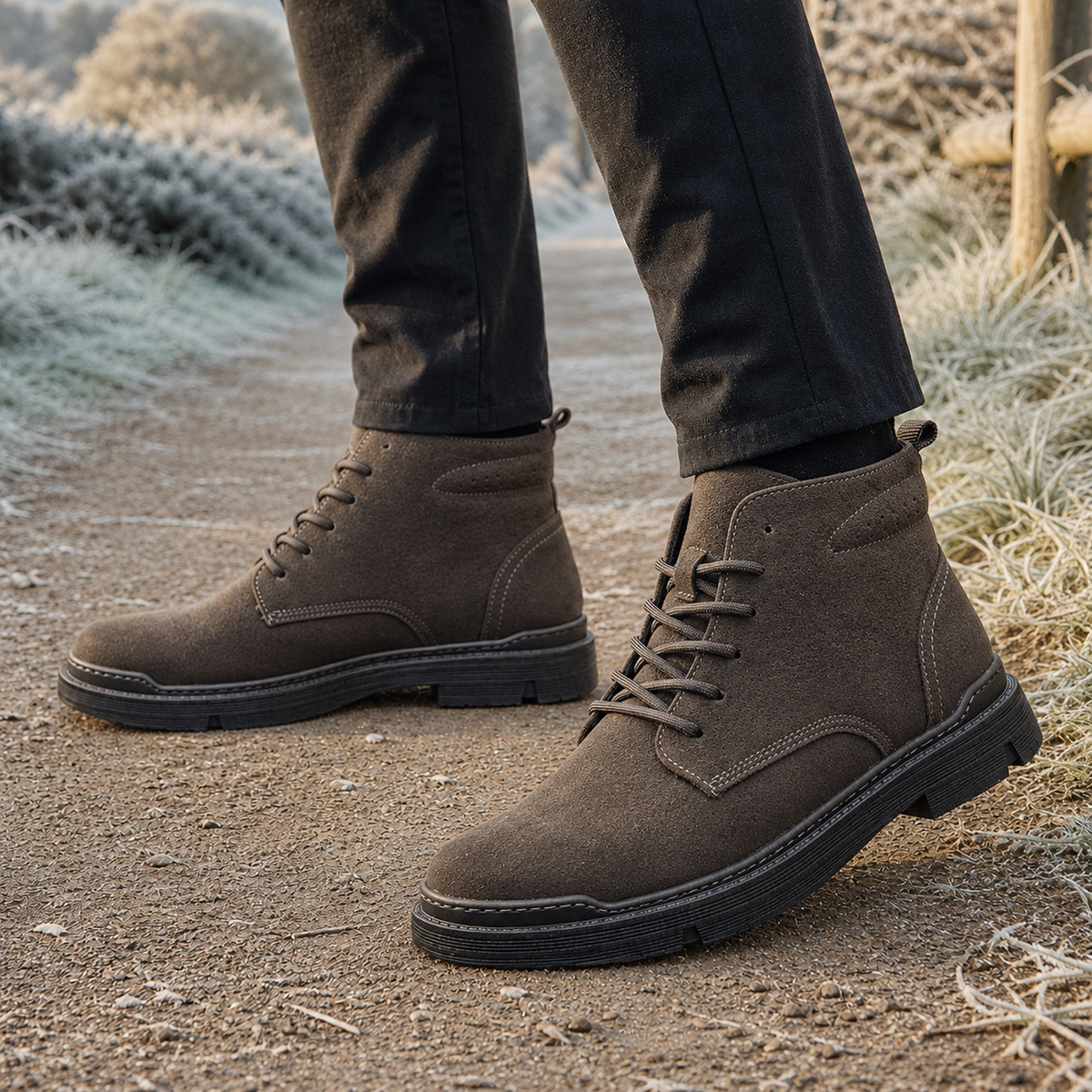 Fabbri Lace-Up Boots - Brown
