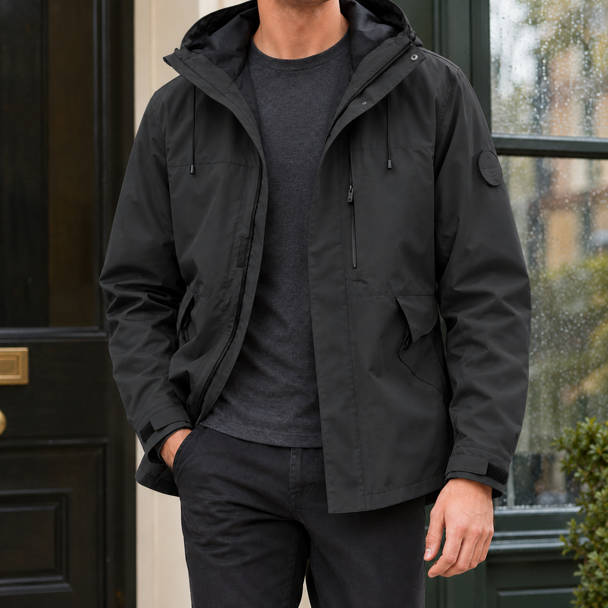 Montague Waterproof Jacket - Black