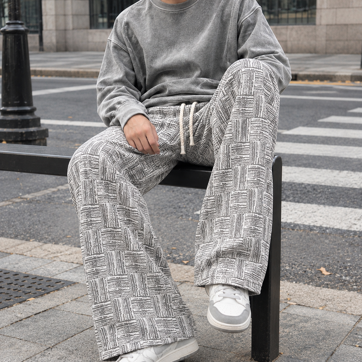 Emrys-Reid Straight Leg Pants - White