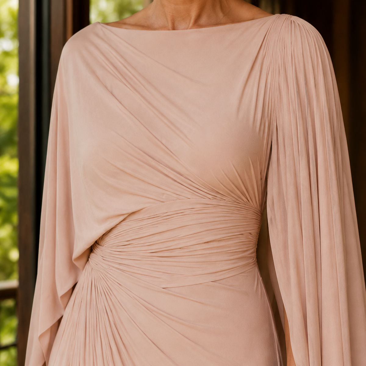 Verity Pleated Maxi Dress - Lead Product Detail