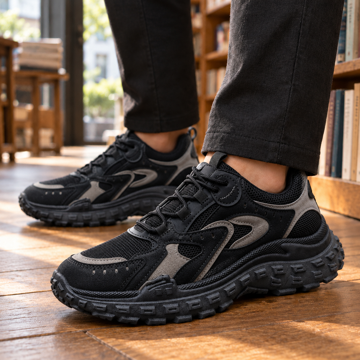 Bergomi Trail Sneakers - Black