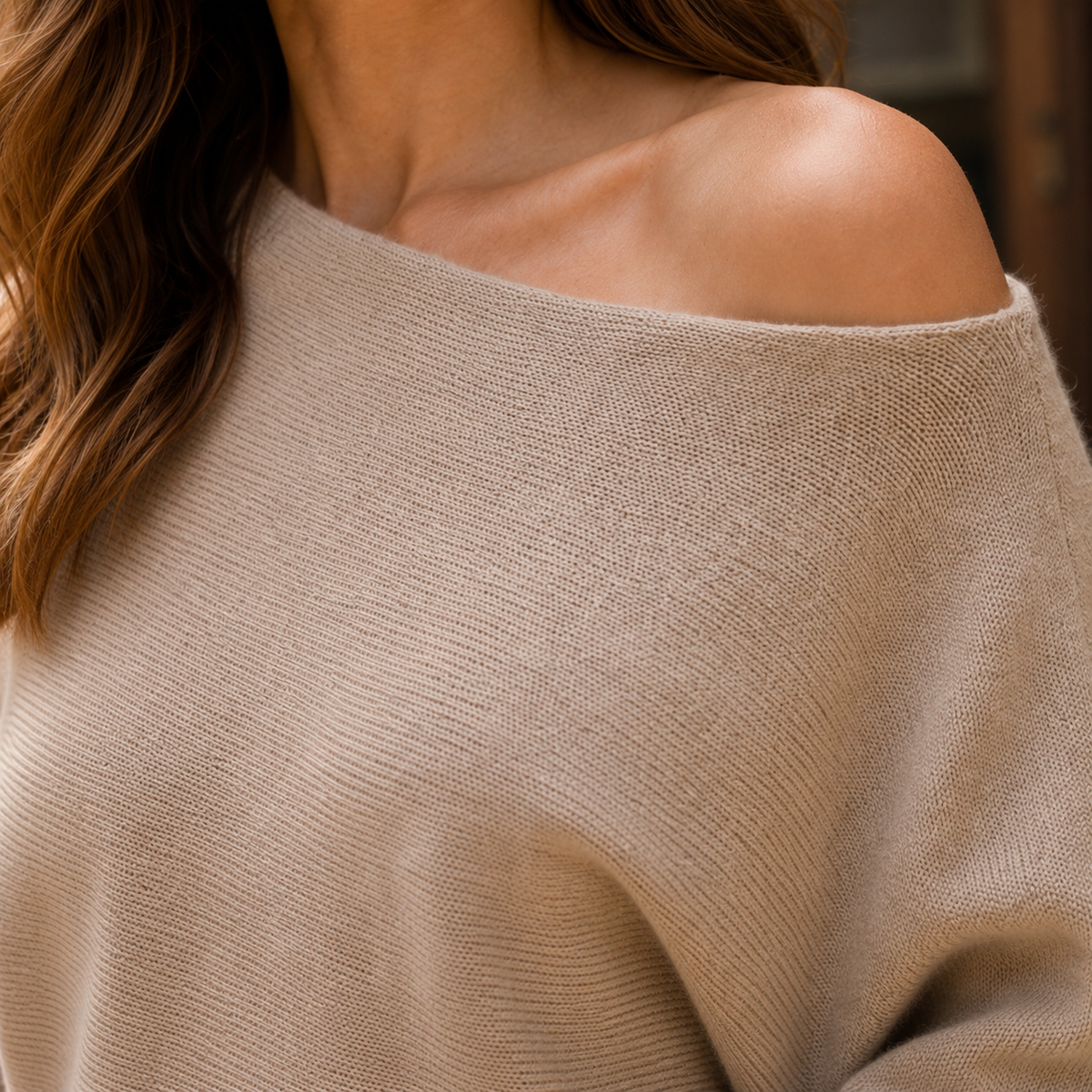 Lydia Asymmetric Sweater - Lead Product Detail