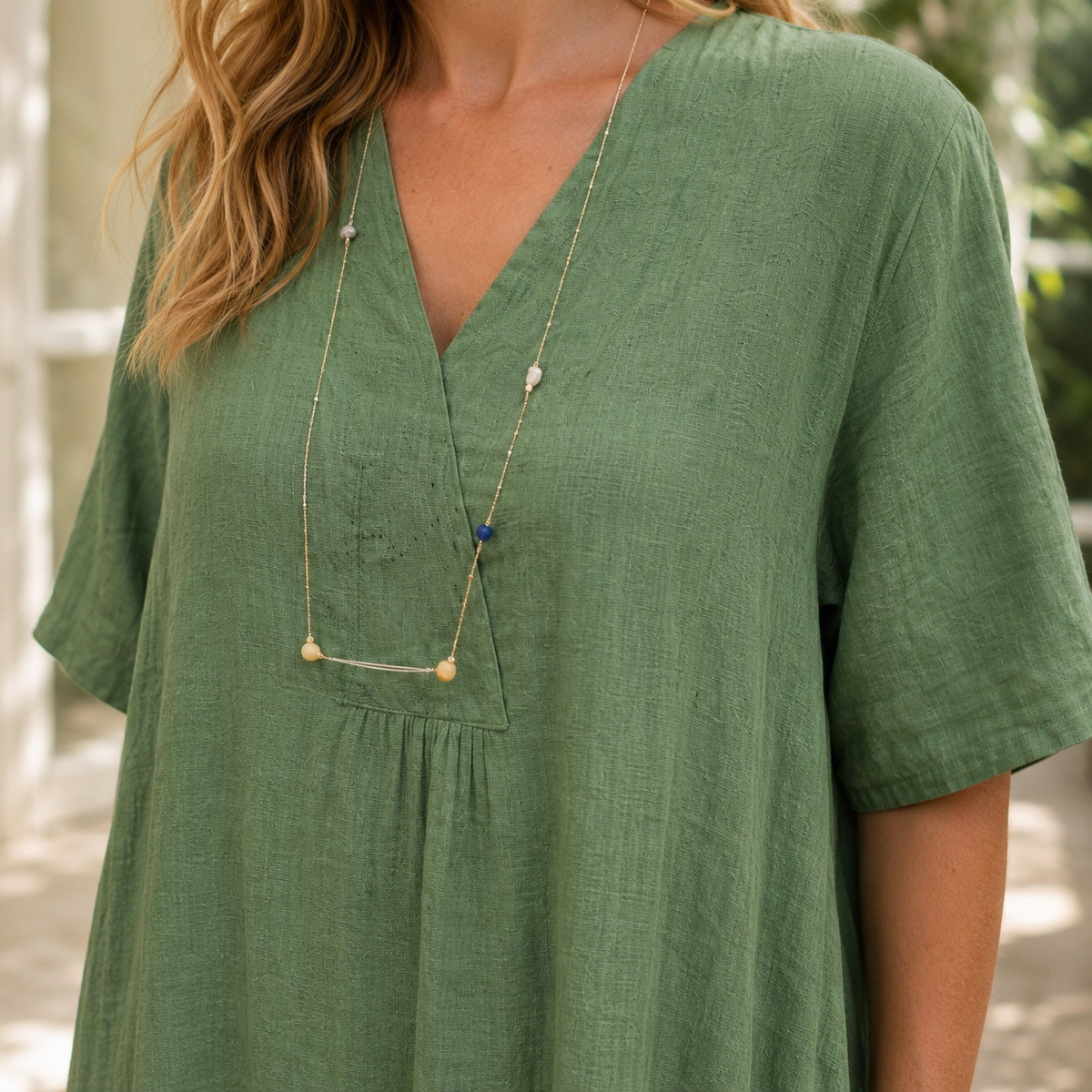 Nerissa Crinkle Midi Dress - Lead Product Detail