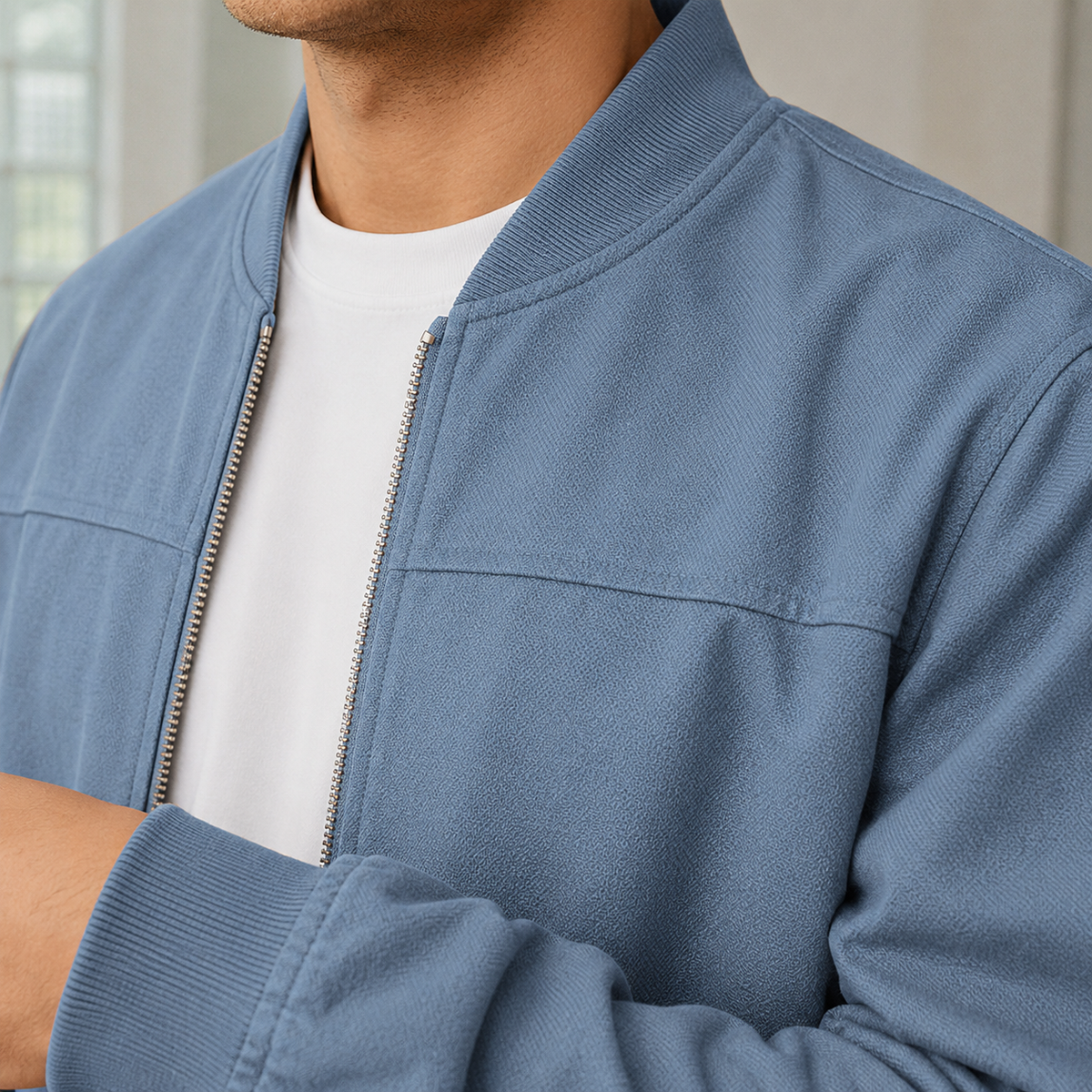 Philip Bomber Jacket - Lead Product Detail