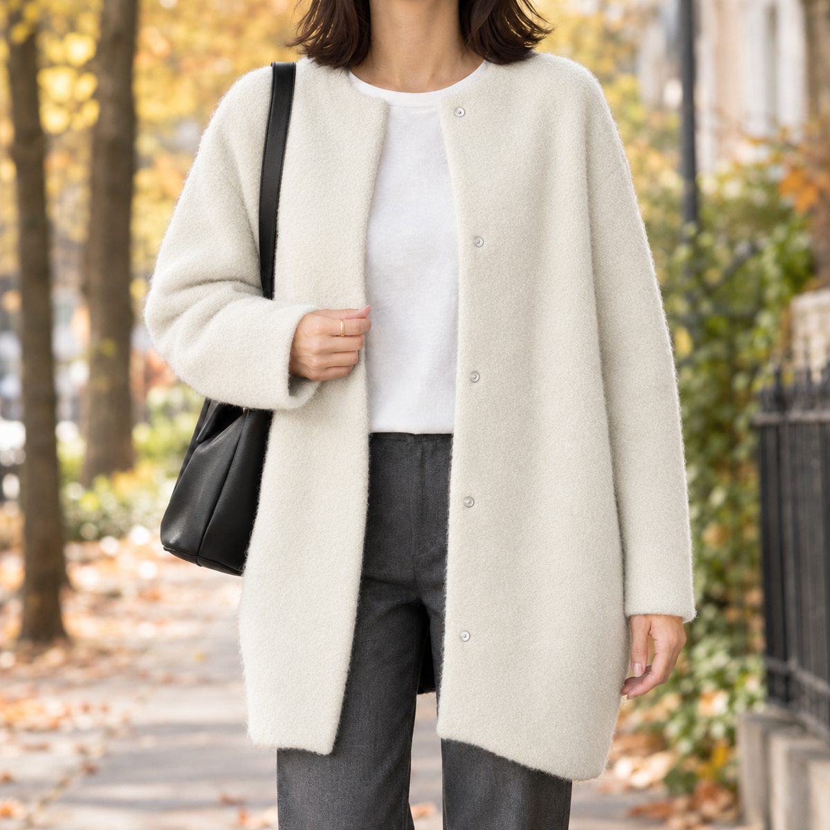 Gemma-Jane Cotton Cardigan - Off White