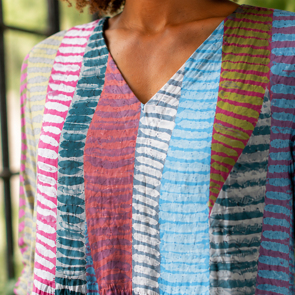 Aurelia V-Neck Tunic - Lead Product Detail