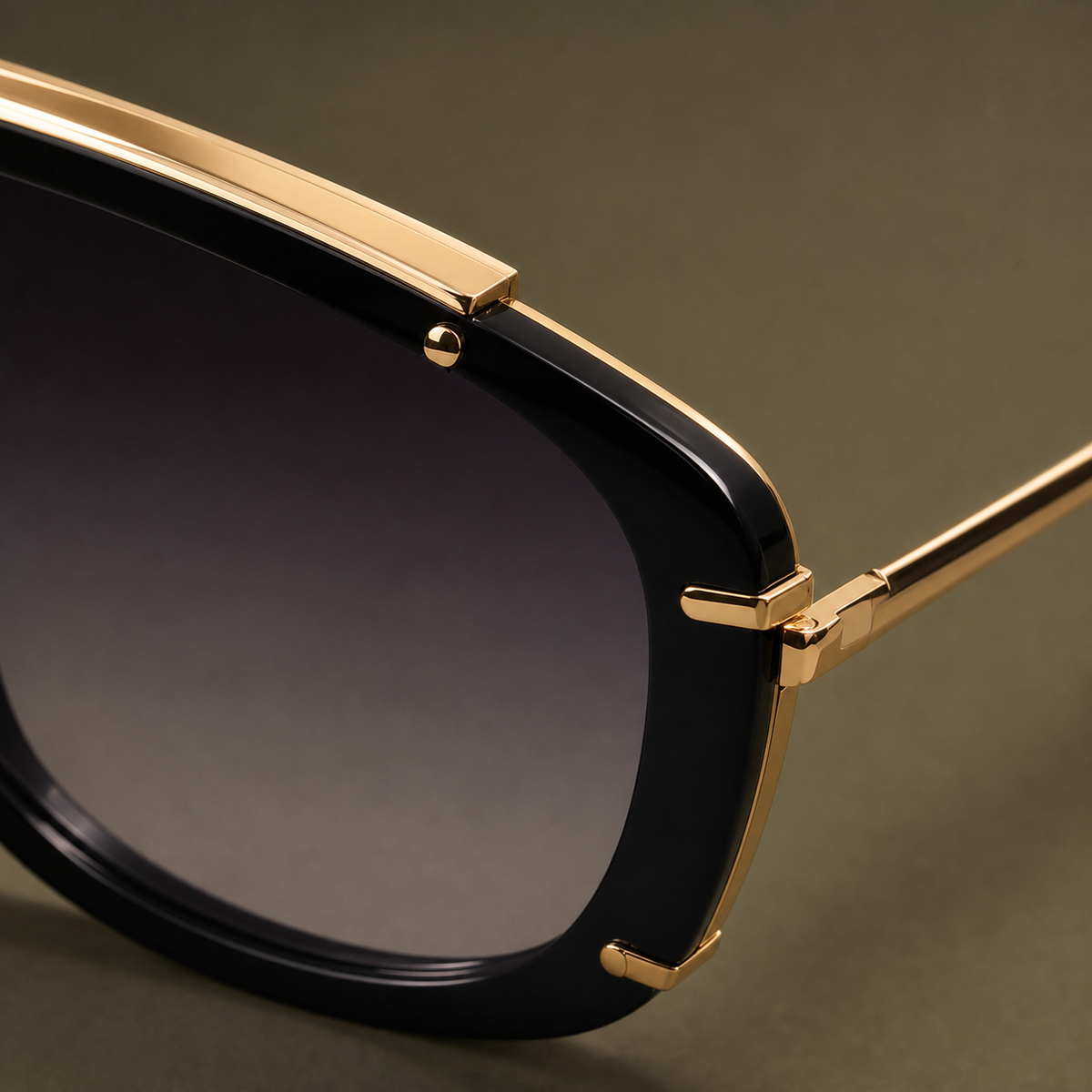 Torin Sculptural Sunglasses - Lead Product Detail