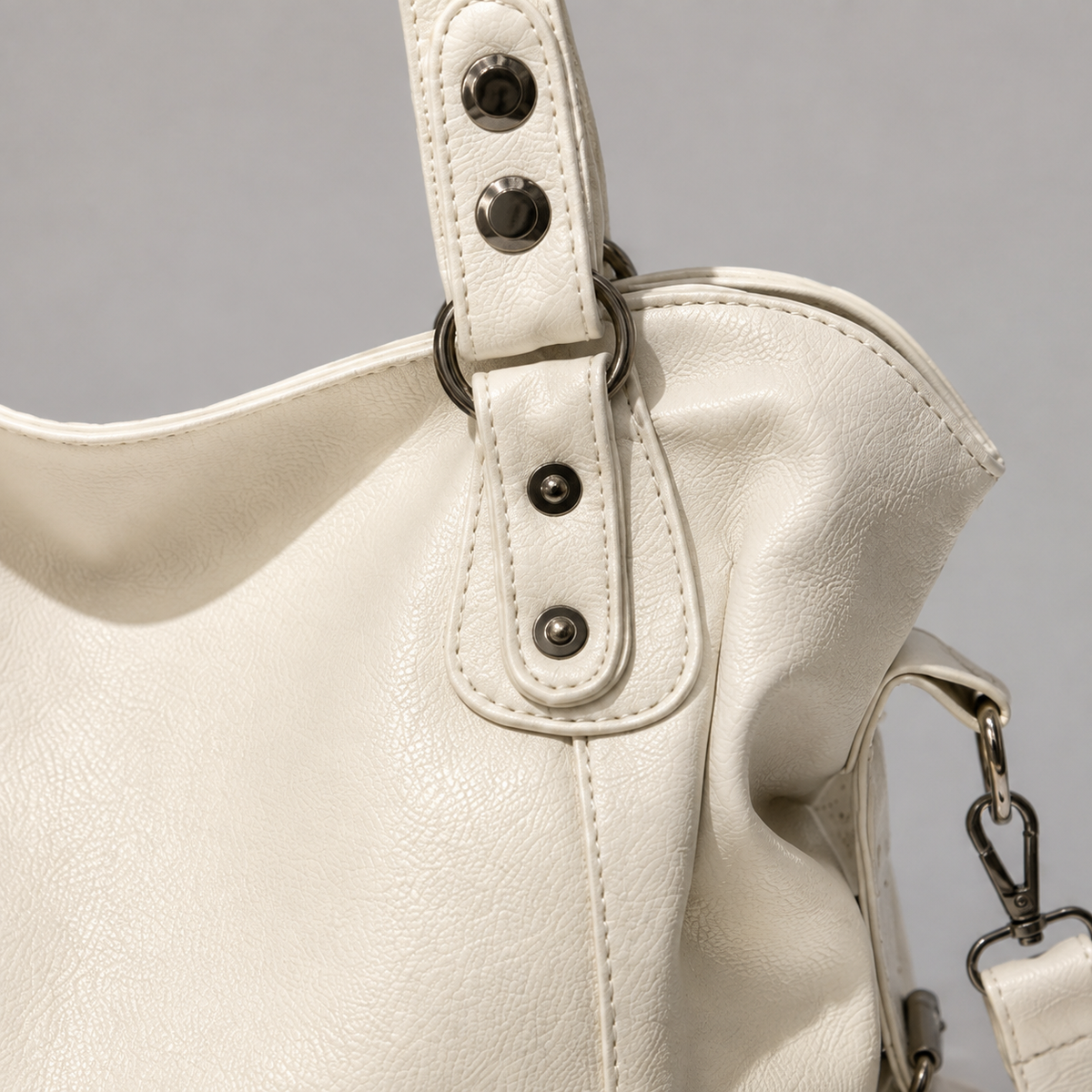 Taranto Studded Hobo Bag - Lead Product Detail