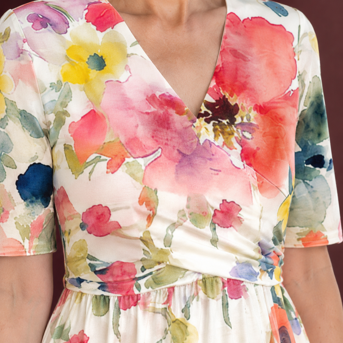 Lavinia Watercolor Dress - Lead Product Detail