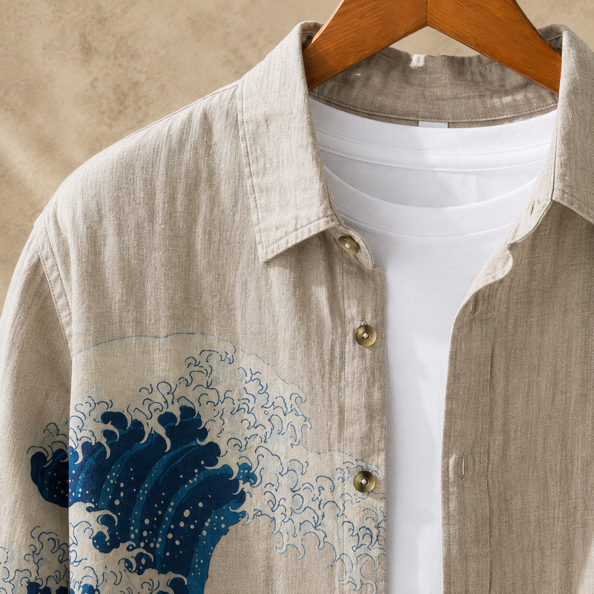 Wyatt Printed Shirt - Lead Product Detail