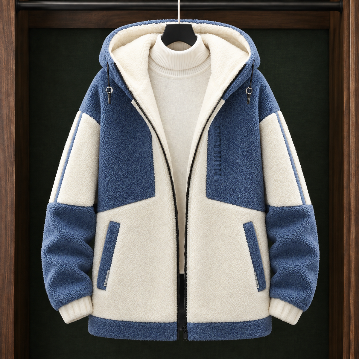 Balthasar Colorblock Jacket - Blue