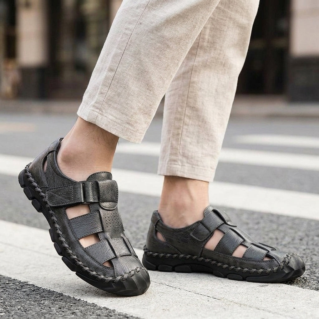 Romano Fisherman Sandals - Gris