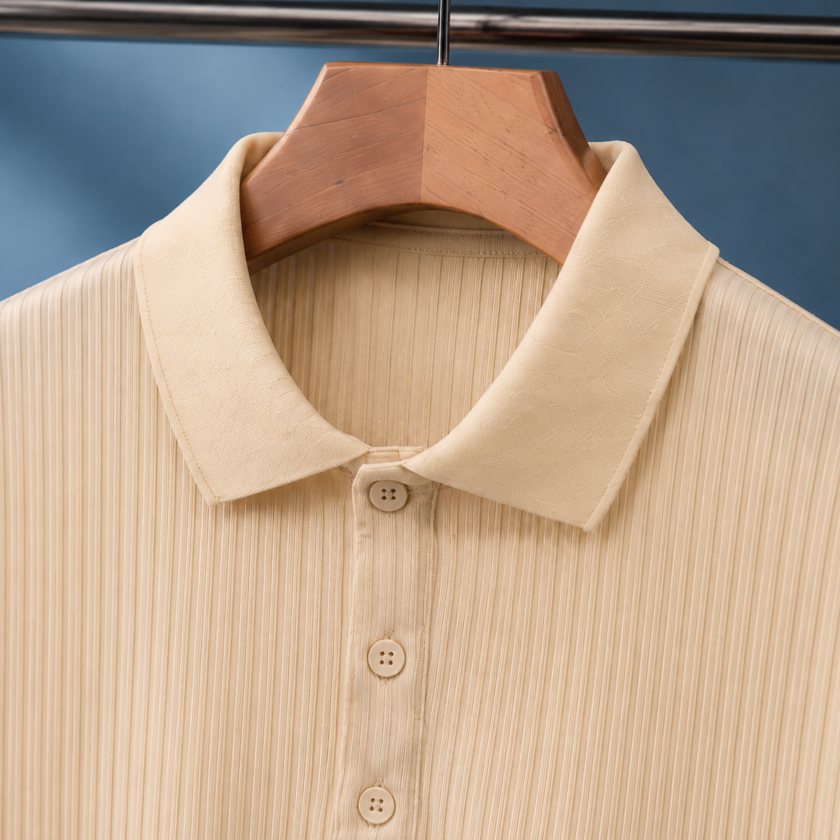 Francis Ribbed Polo - Lead Product Detail