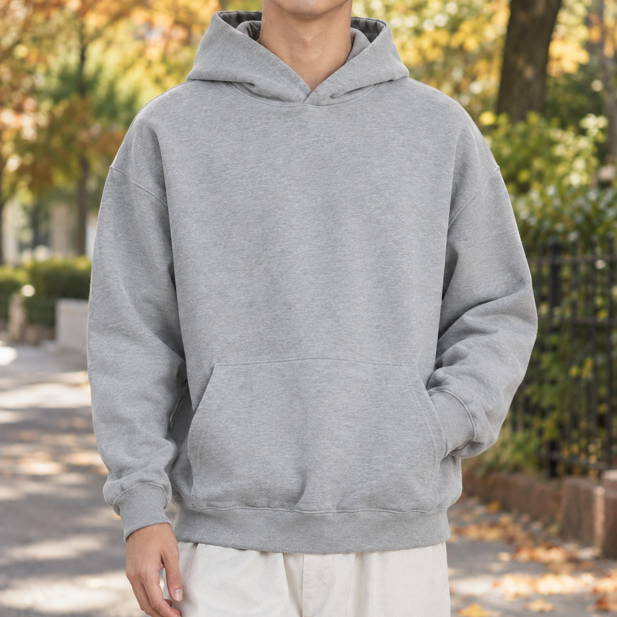 Reuben Heavyweight Hoodie - Heather Gray
