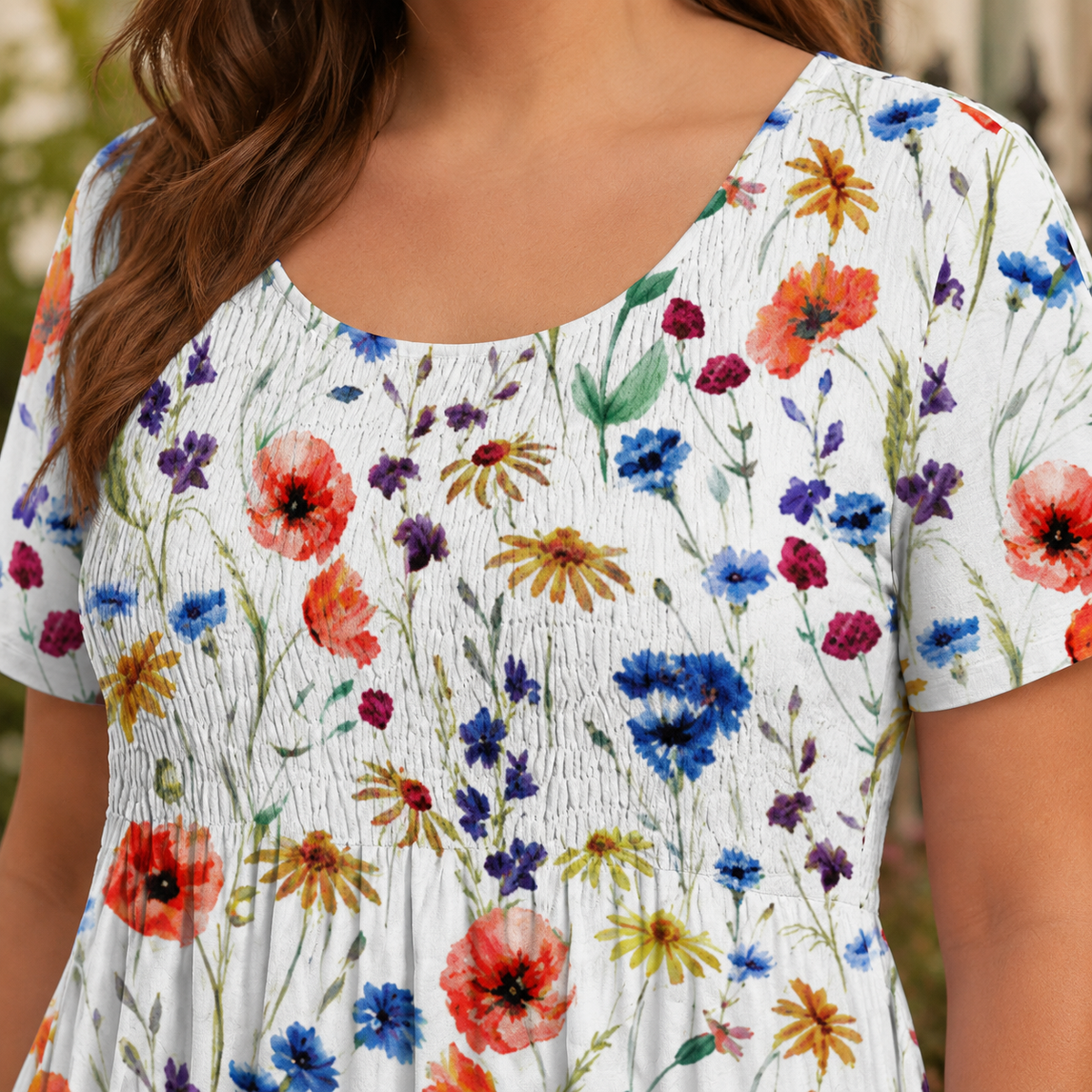 Genevieve Pleated A-Line Dress - Lead Product Detail
