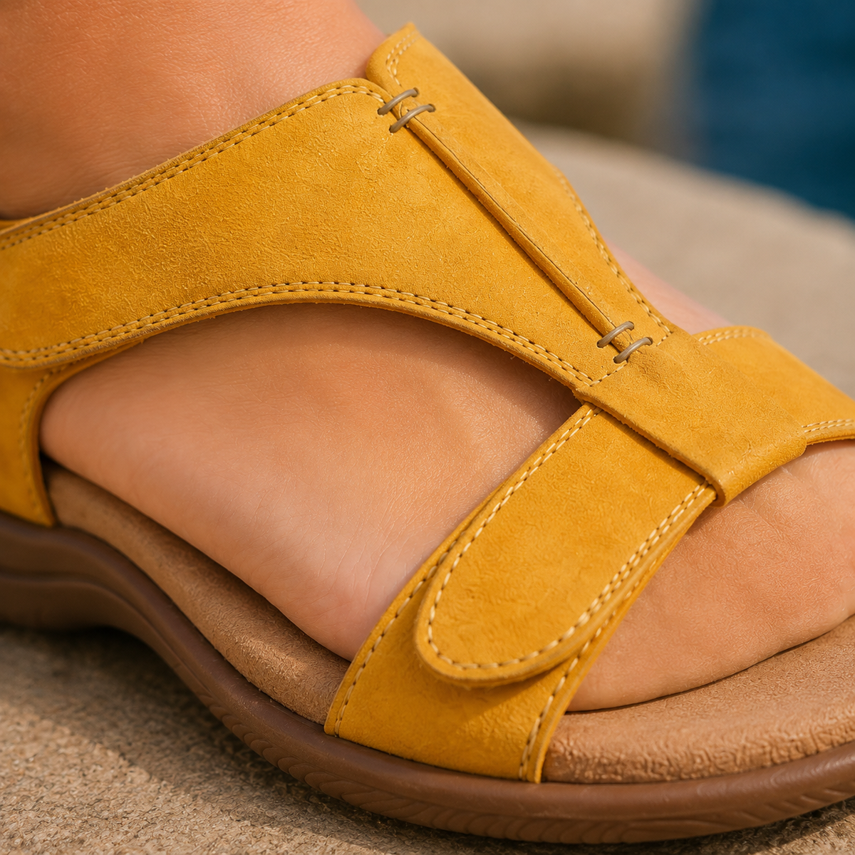 Foscari Adjustable Sandals - Lead Product Detail