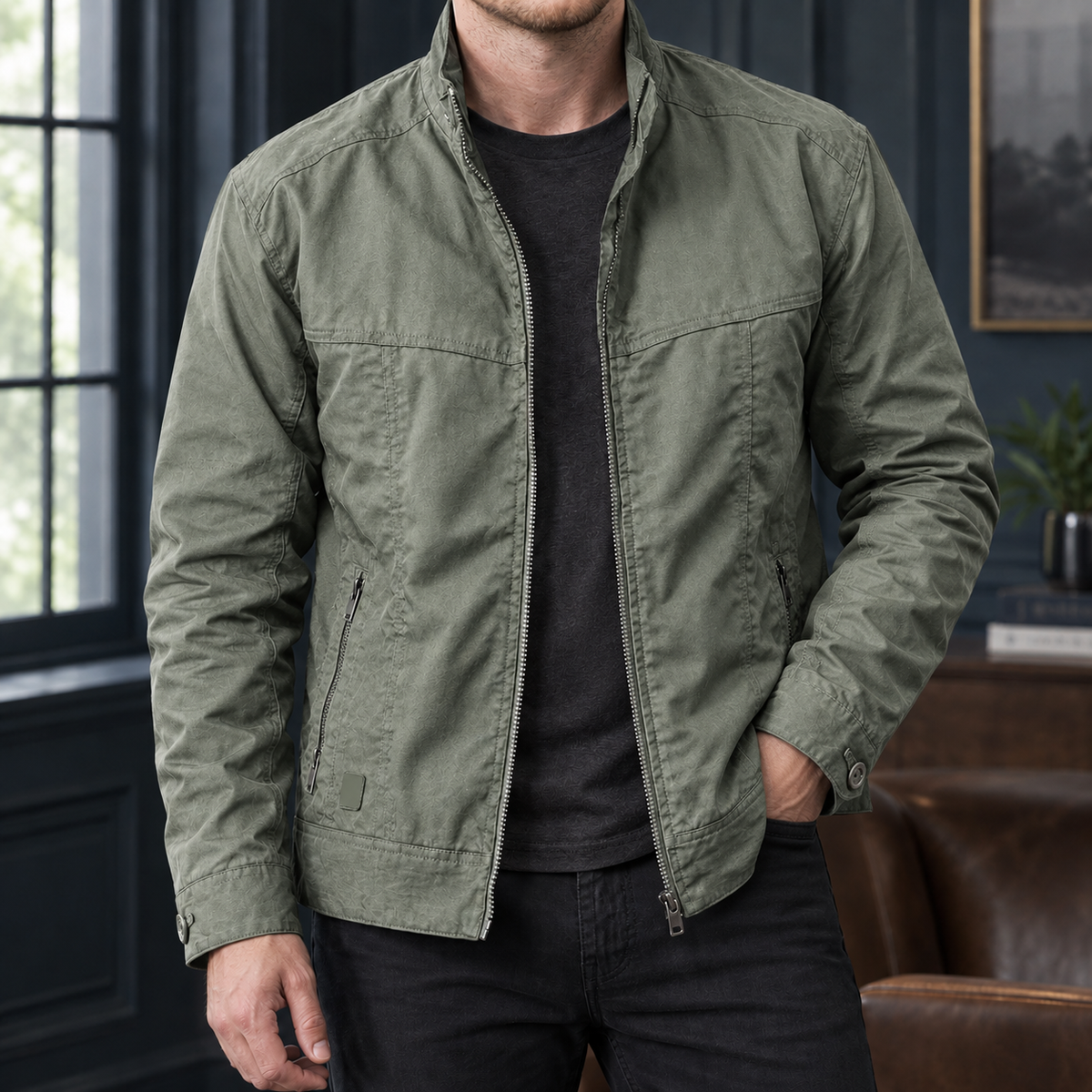 Tristan Utility Jacket - Green