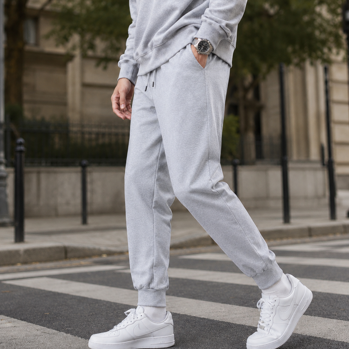 Casimir Tapered Sweatpants - Gray