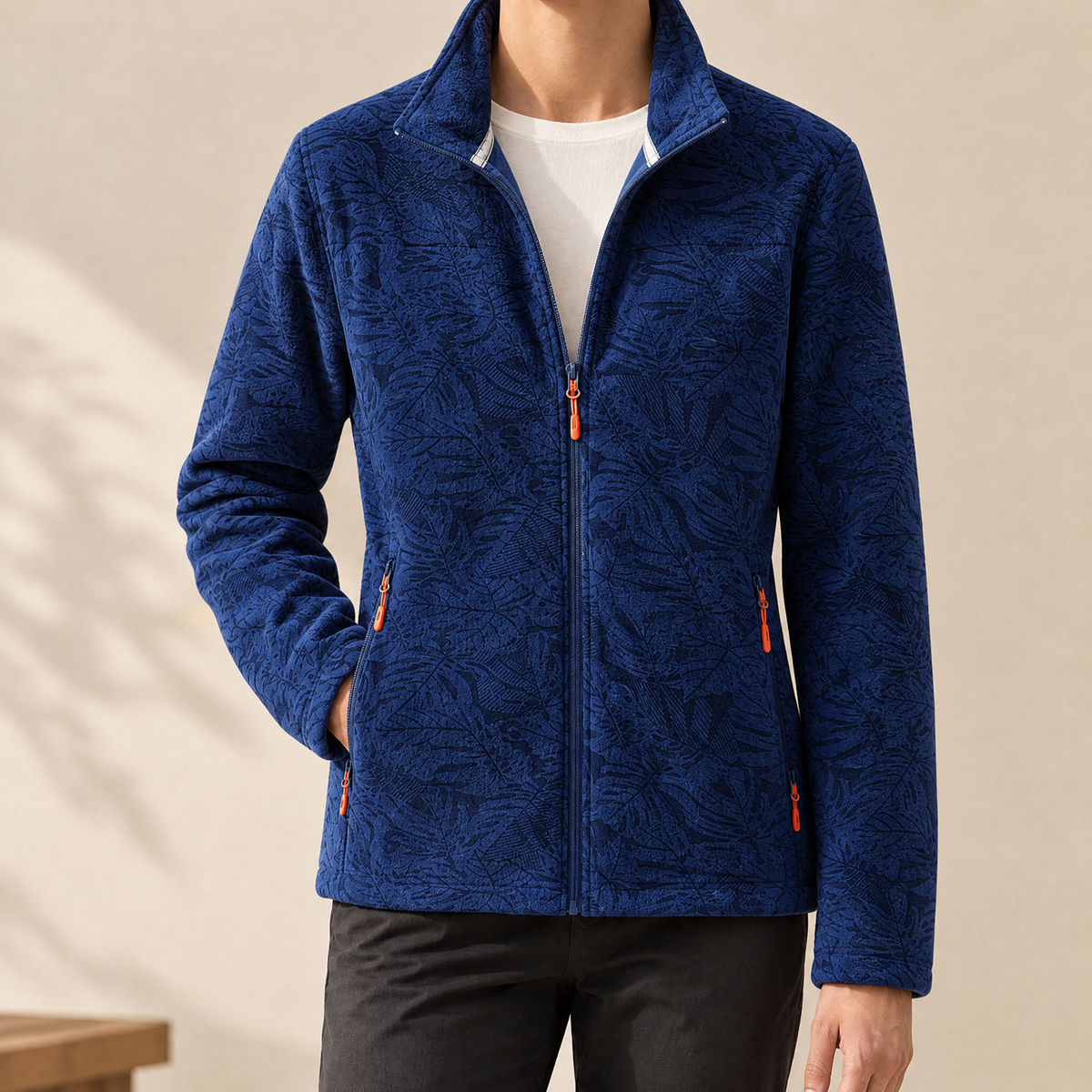 Alderic Cashmere Jacket - Dark Blue