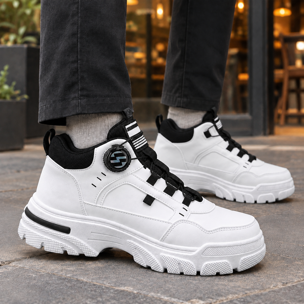 Mantegna Chunky Sneakers - White
