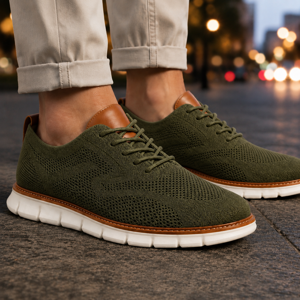 Basile Knit Sneakers - Green