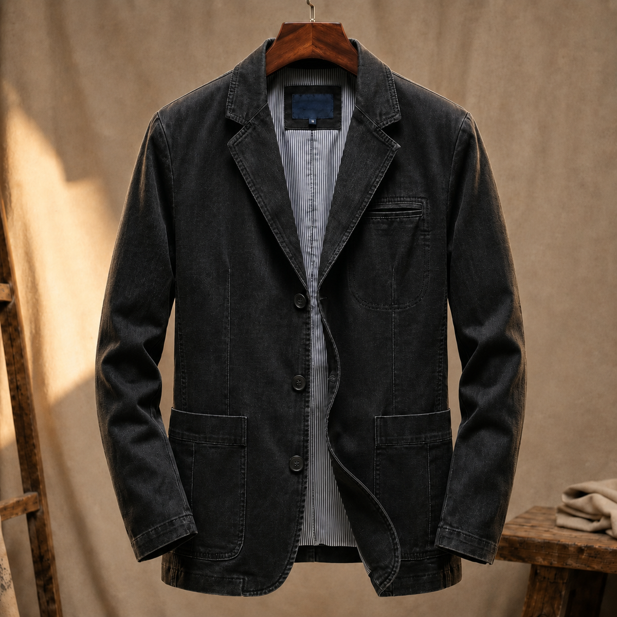 Laurent Tailored Blazer - Black