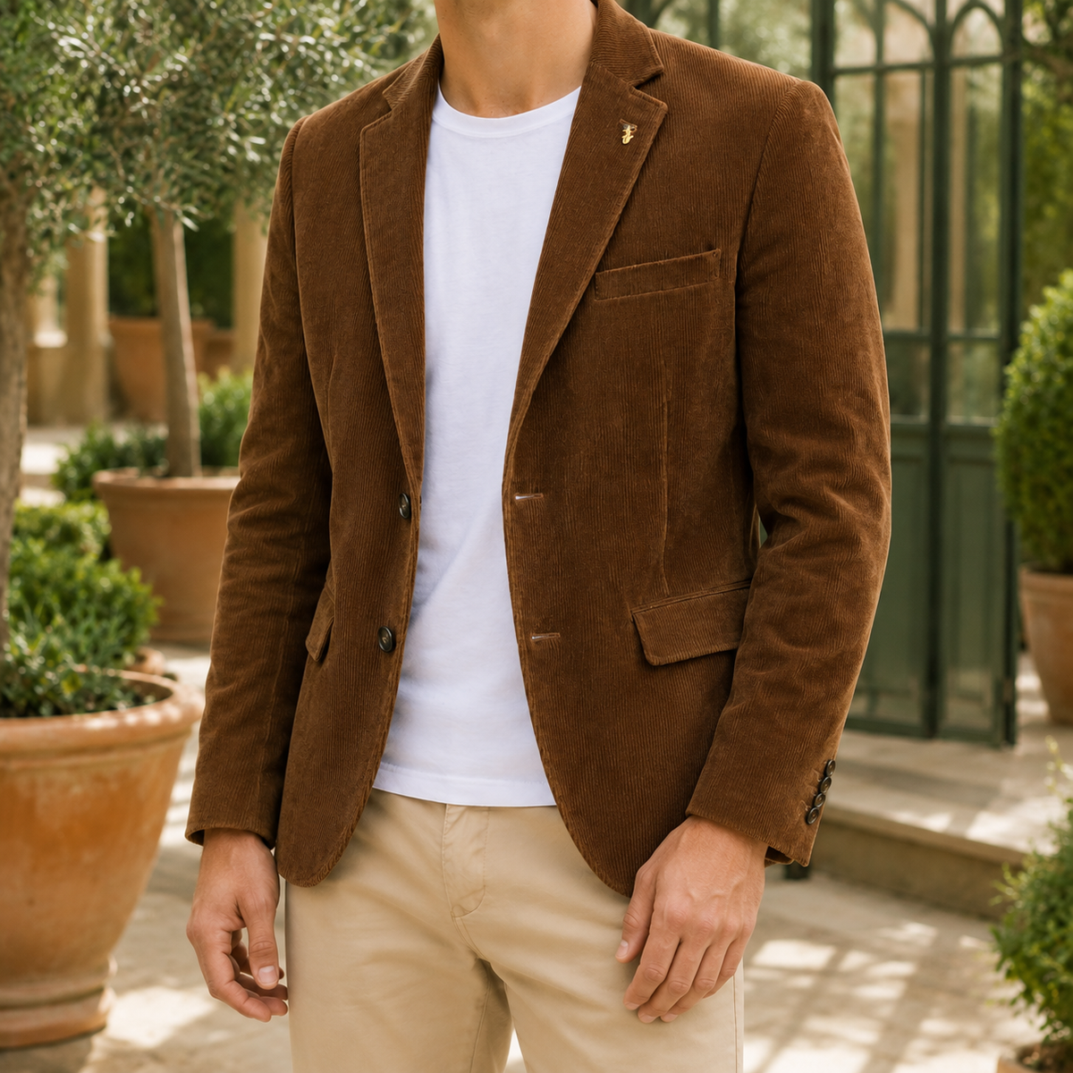 Wilder Tailored Blazer - Brown