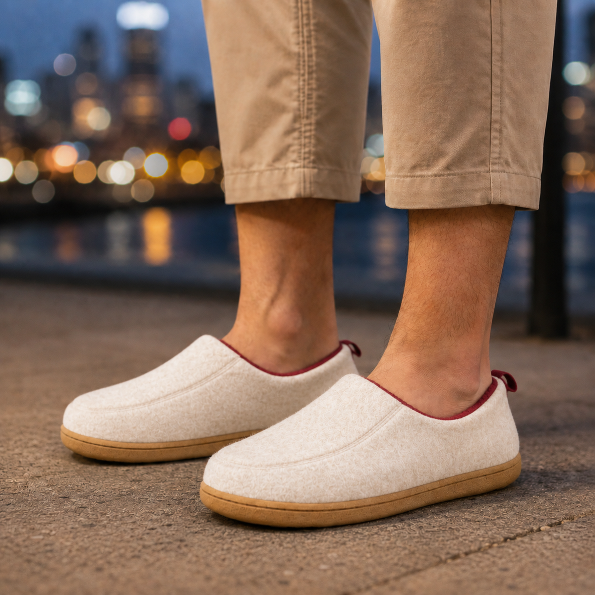 Farina Orthopedic Slippers - Cream