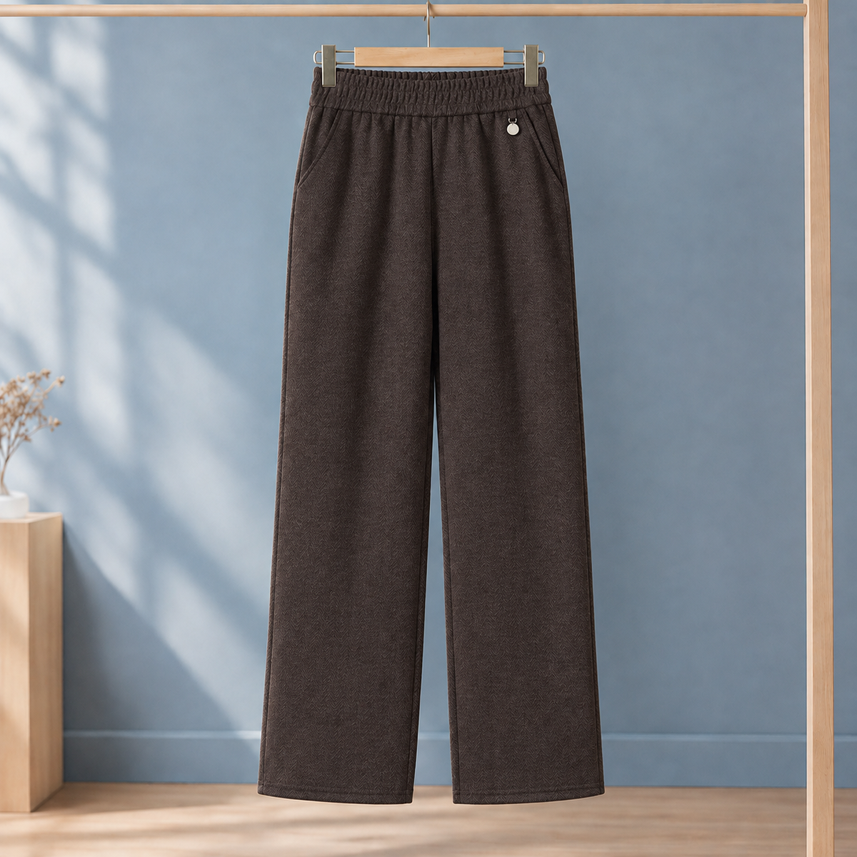 Lana-Eve Wide Leg Pants - Coffee