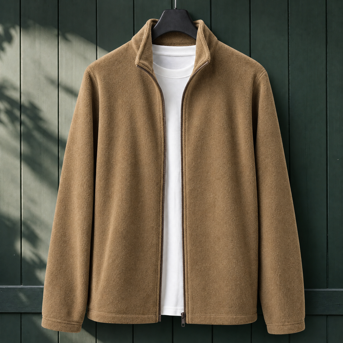Cornelius Zip Jacket - Brown