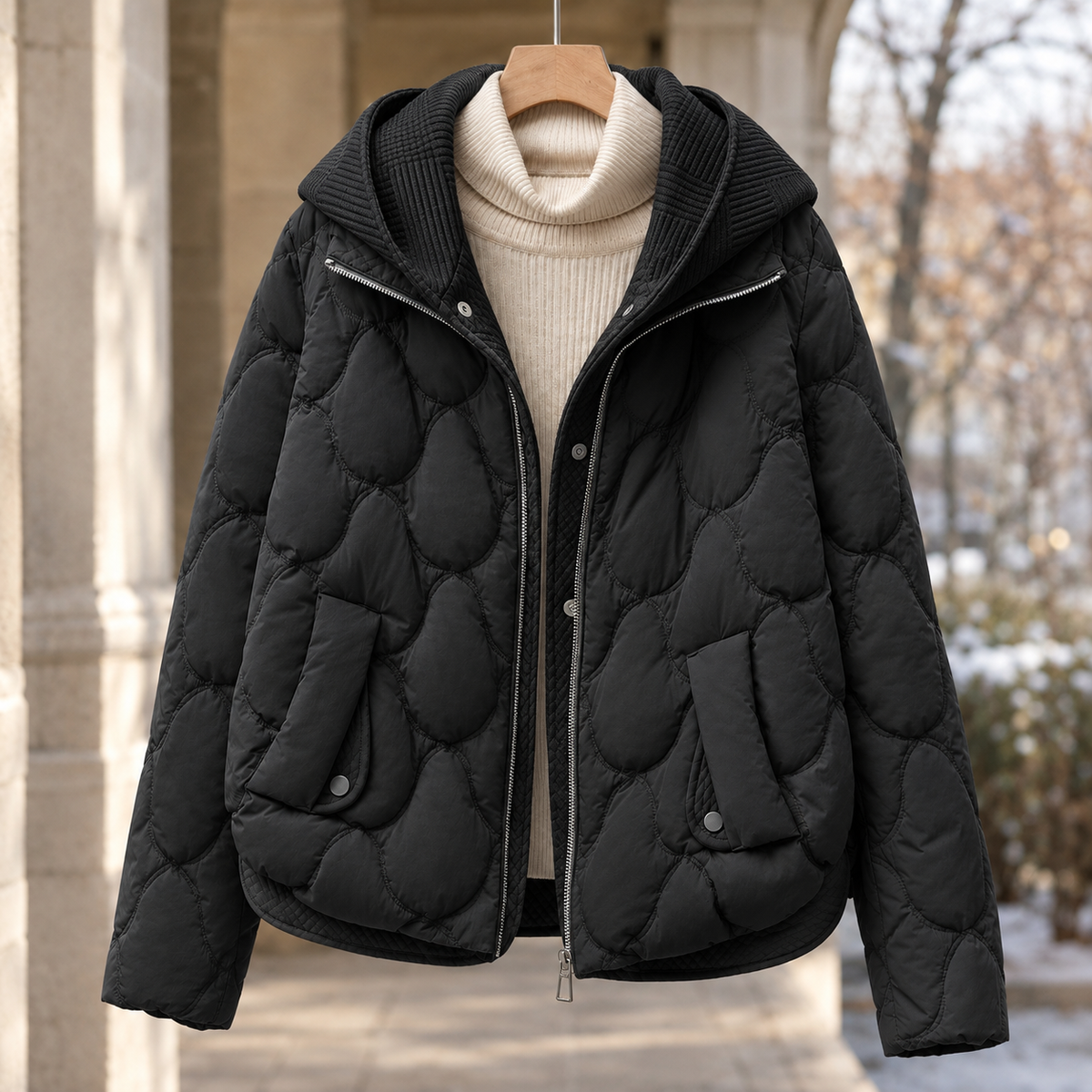 Ursuline-Jane Quilted Jacket - Black