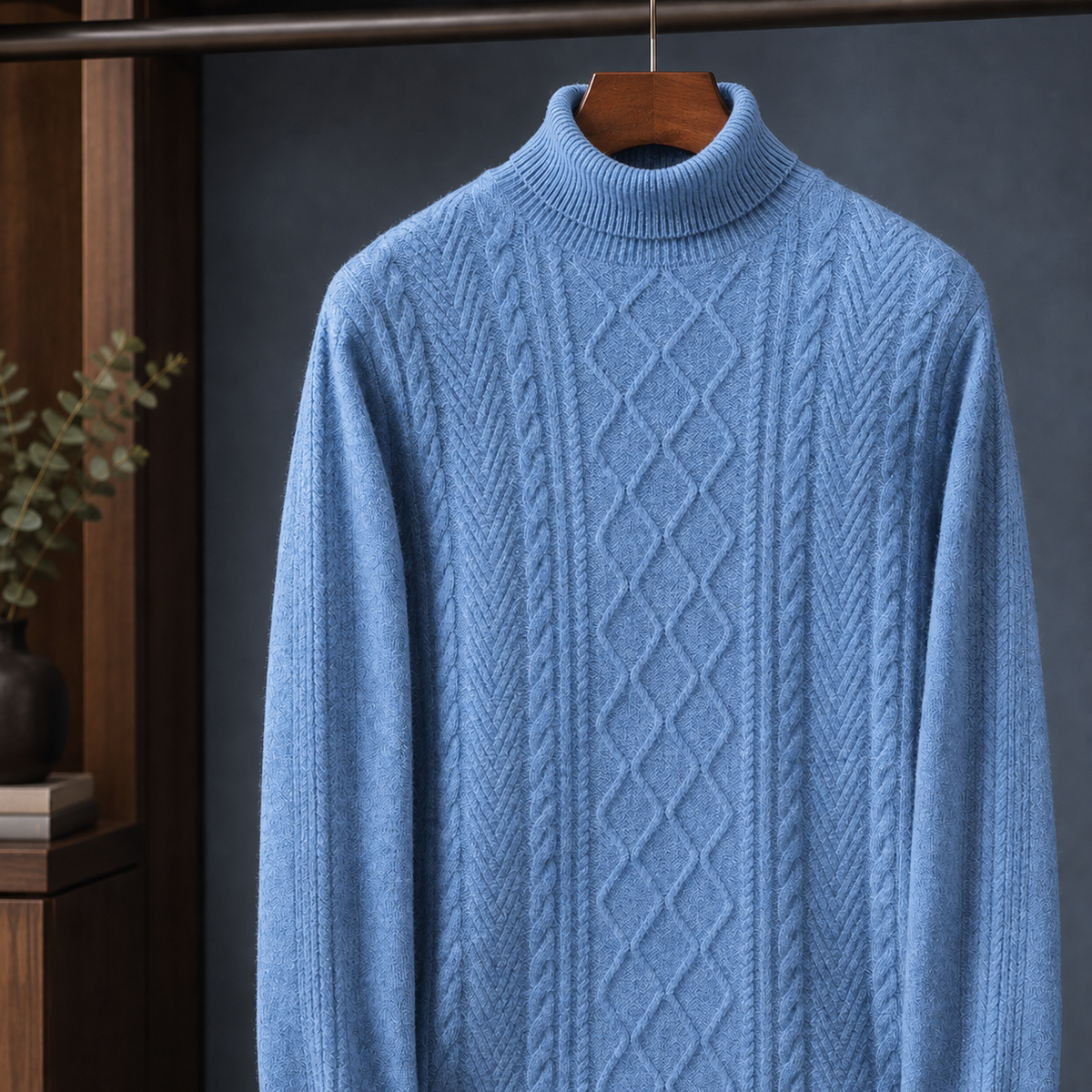 Stefan Merino Sweater - Haze Blue