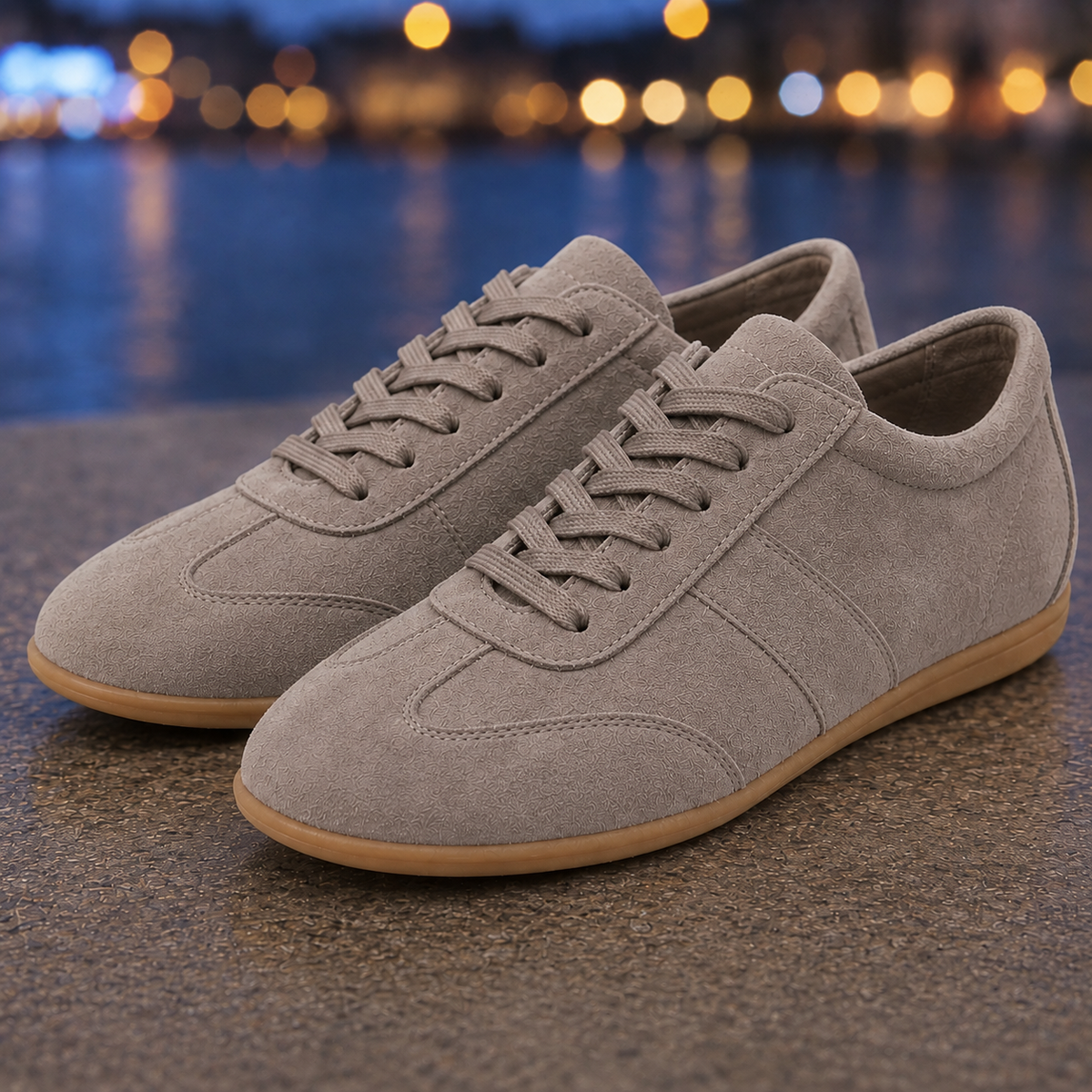 Roma Suede Sneakers - Khaki