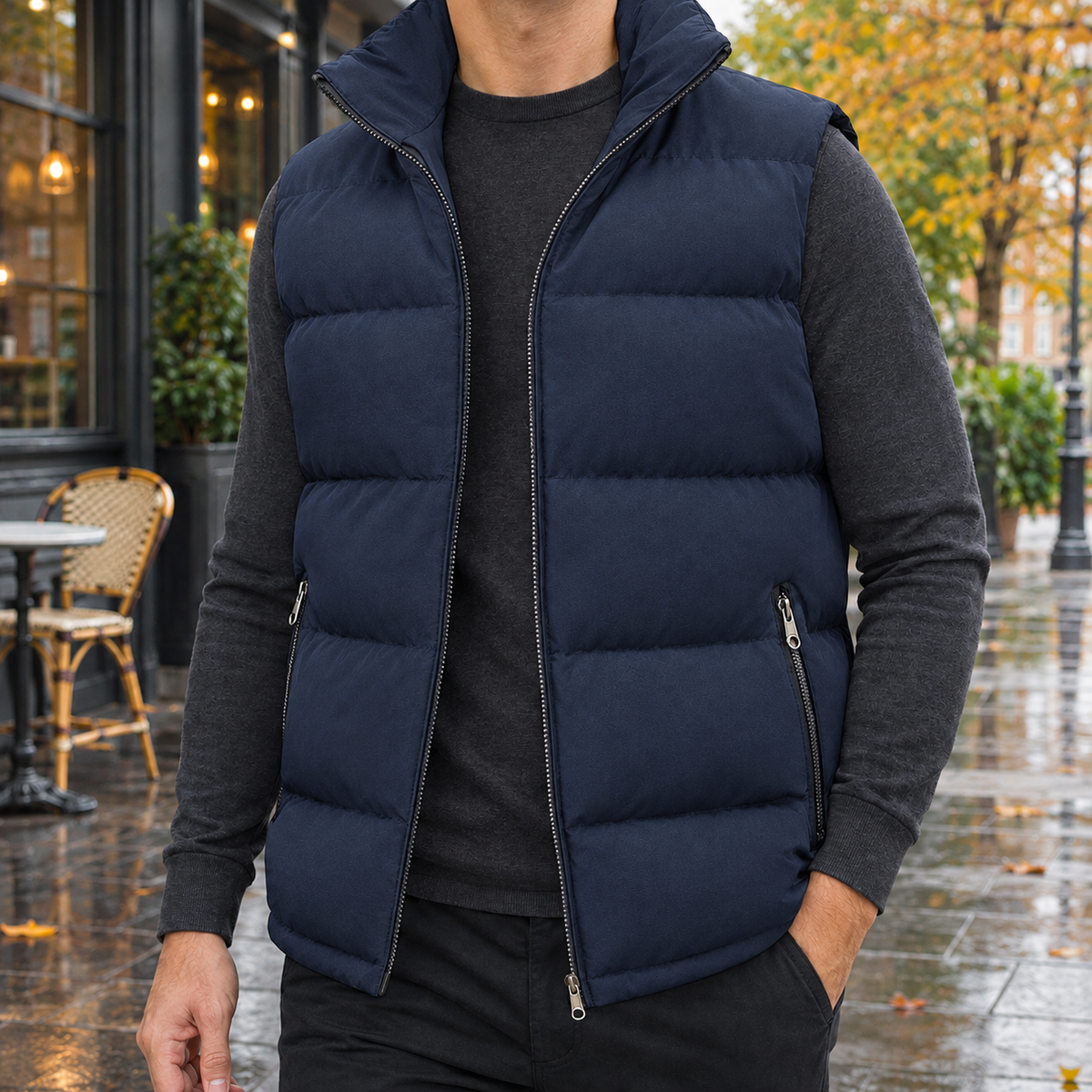 Gregory Puffer Vest - Dark Blue