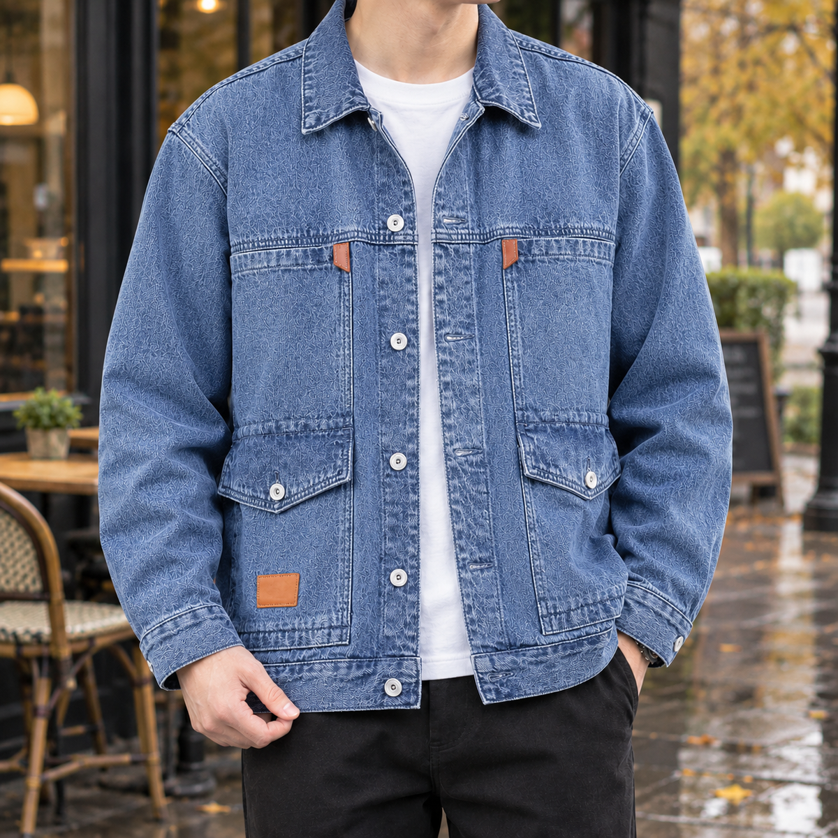 Rowan-York Denim Jacket - Blue