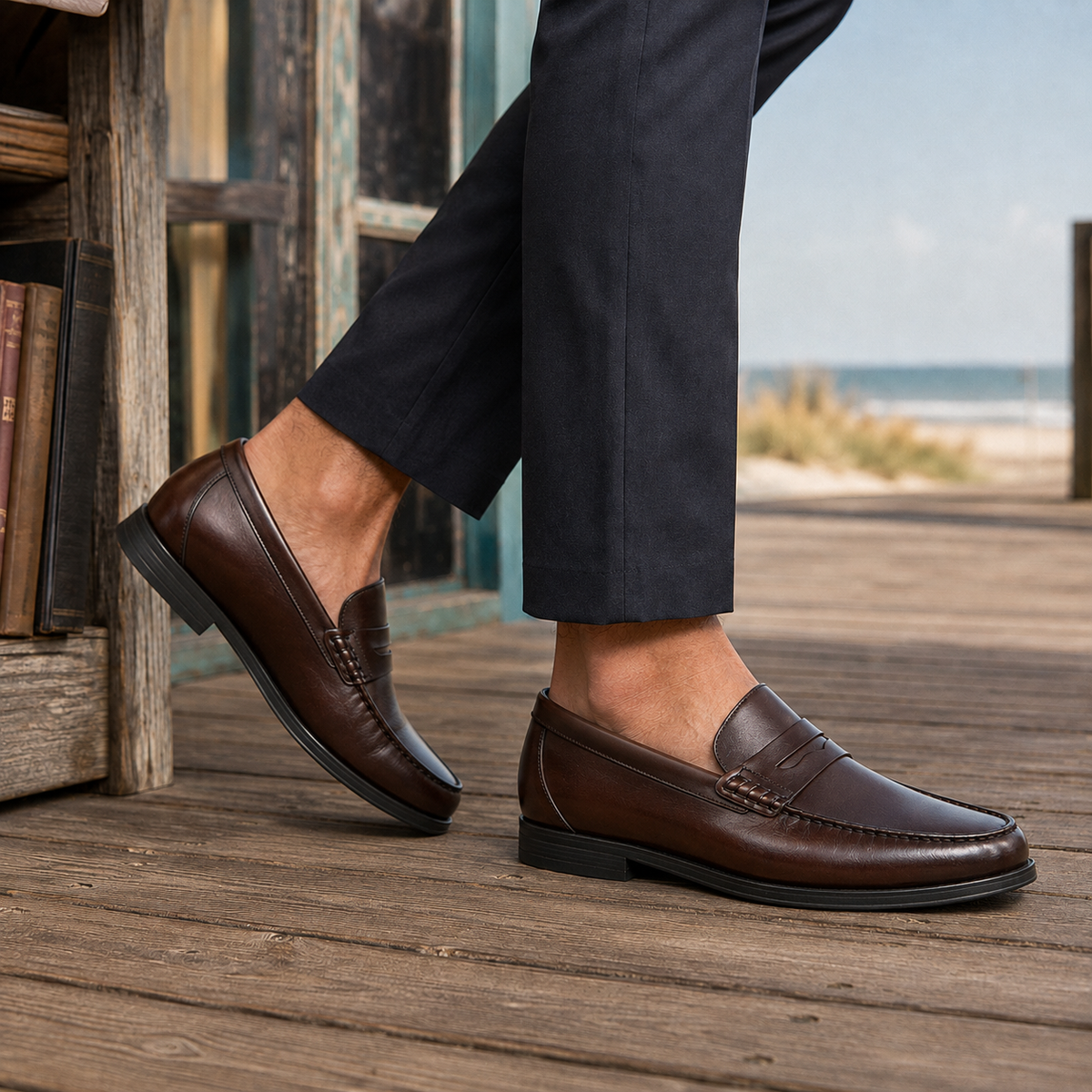 Dario Penny Loafers - Darkbrown